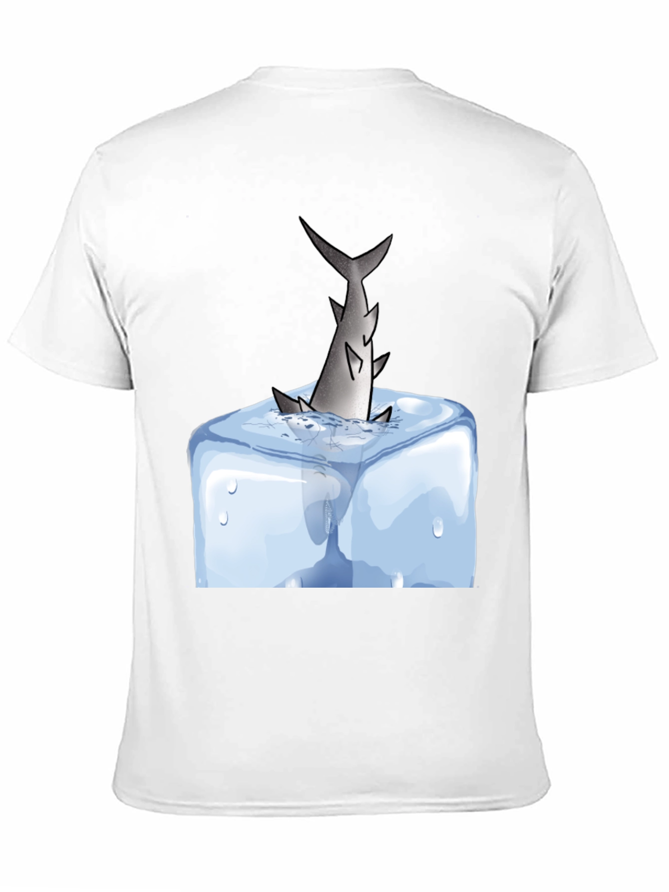 Shark in Ice T-Shirt - Cool Graphic Tee