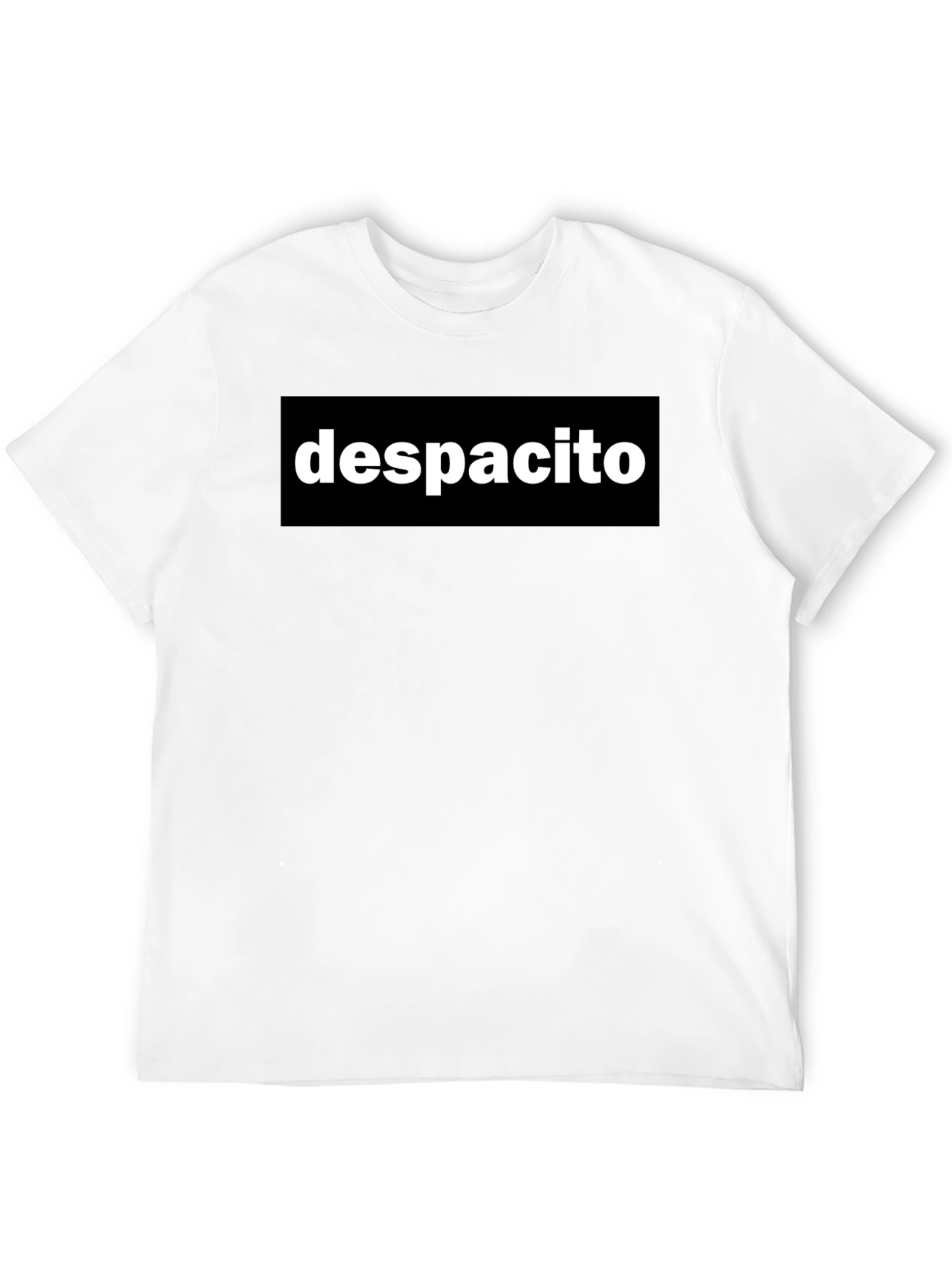 Despacito Graphic Tee - Trendy Black T-Shirt