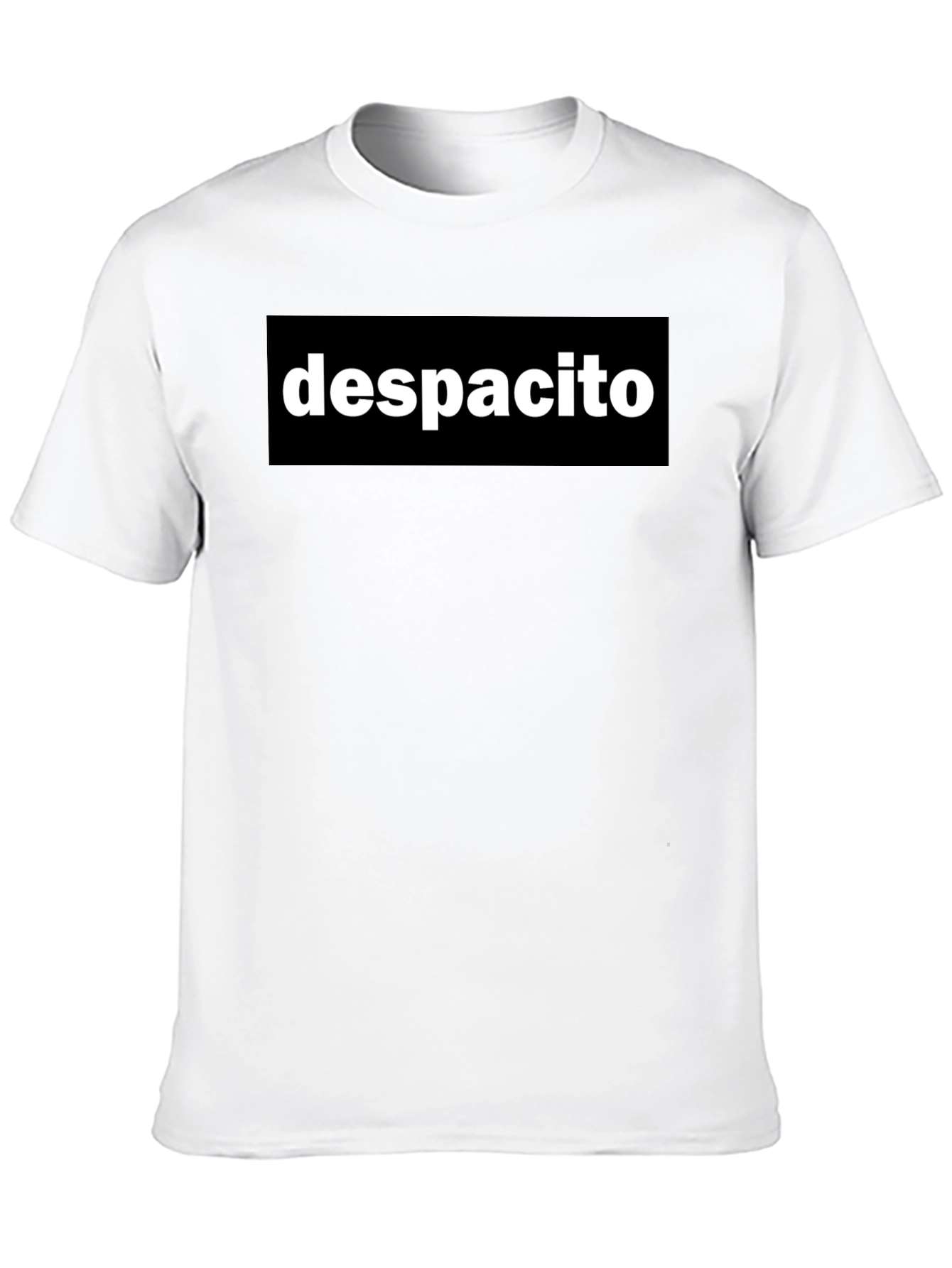 Despacito Graphic Tee - Trendy Black T-Shirt