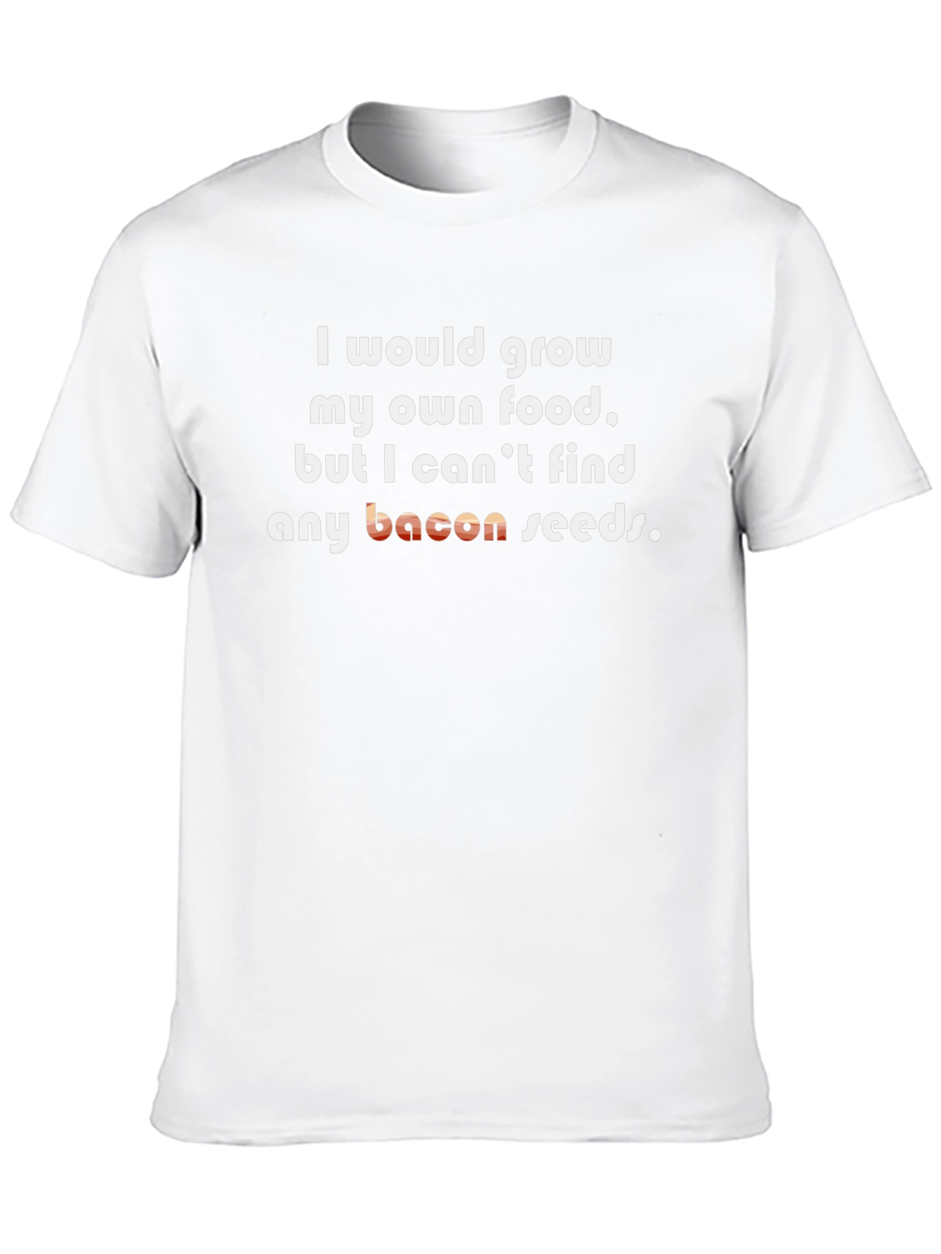 Funny Bacon Seeds Graphic Tee