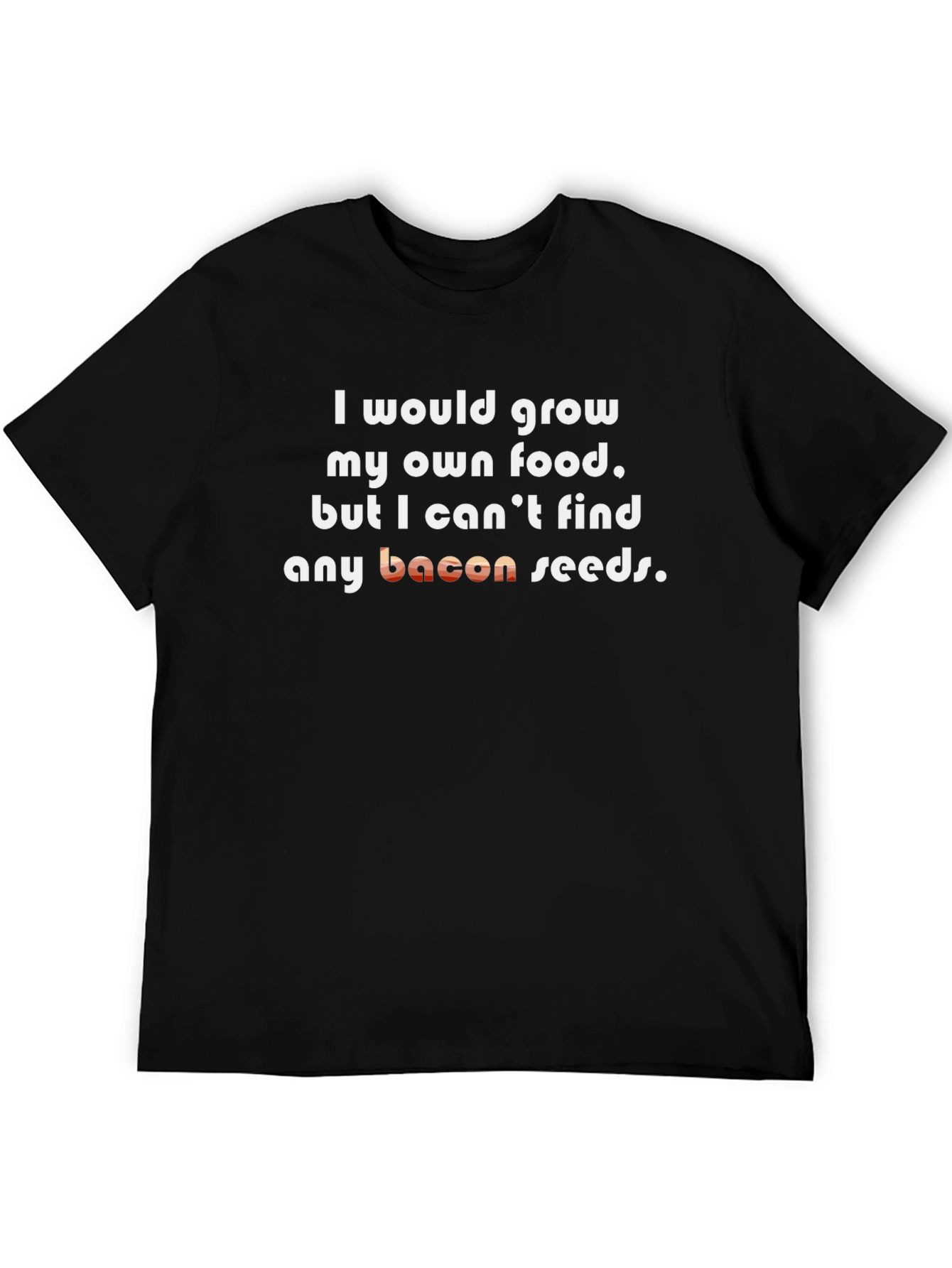 Funny Bacon Seeds Graphic Tee