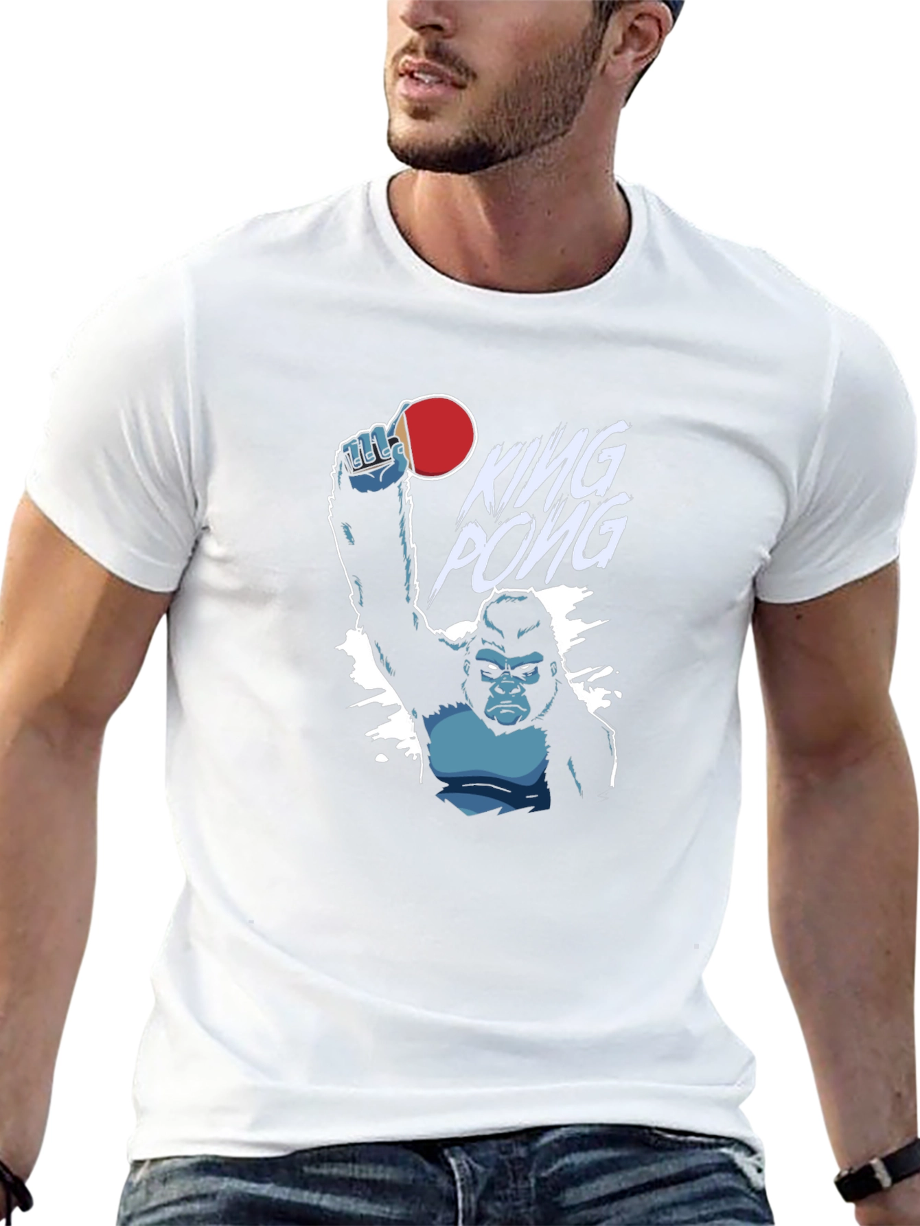 King Pong Gorilla Graphic T-Shirt