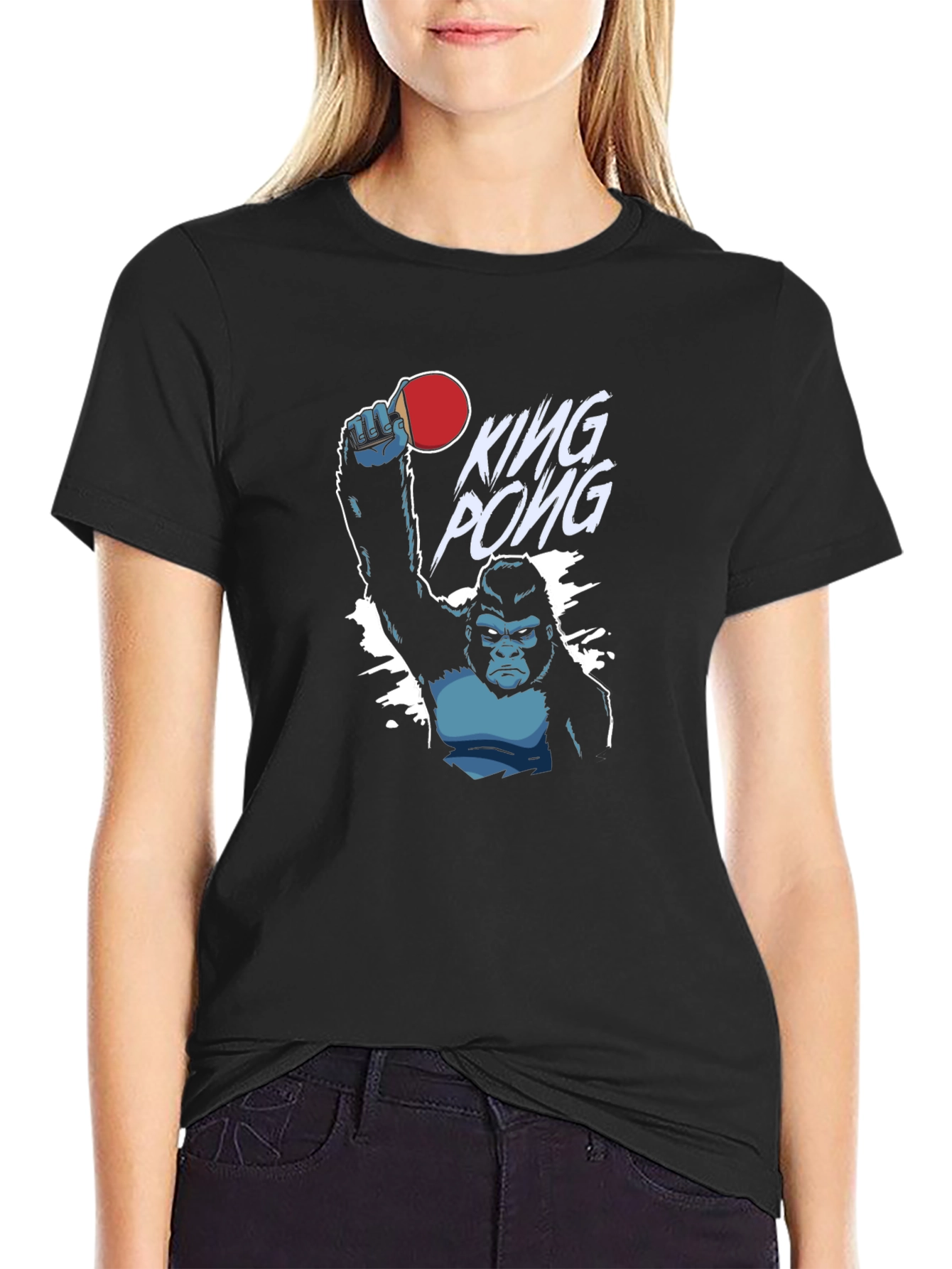 King Pong Gorilla Graphic T-Shirt