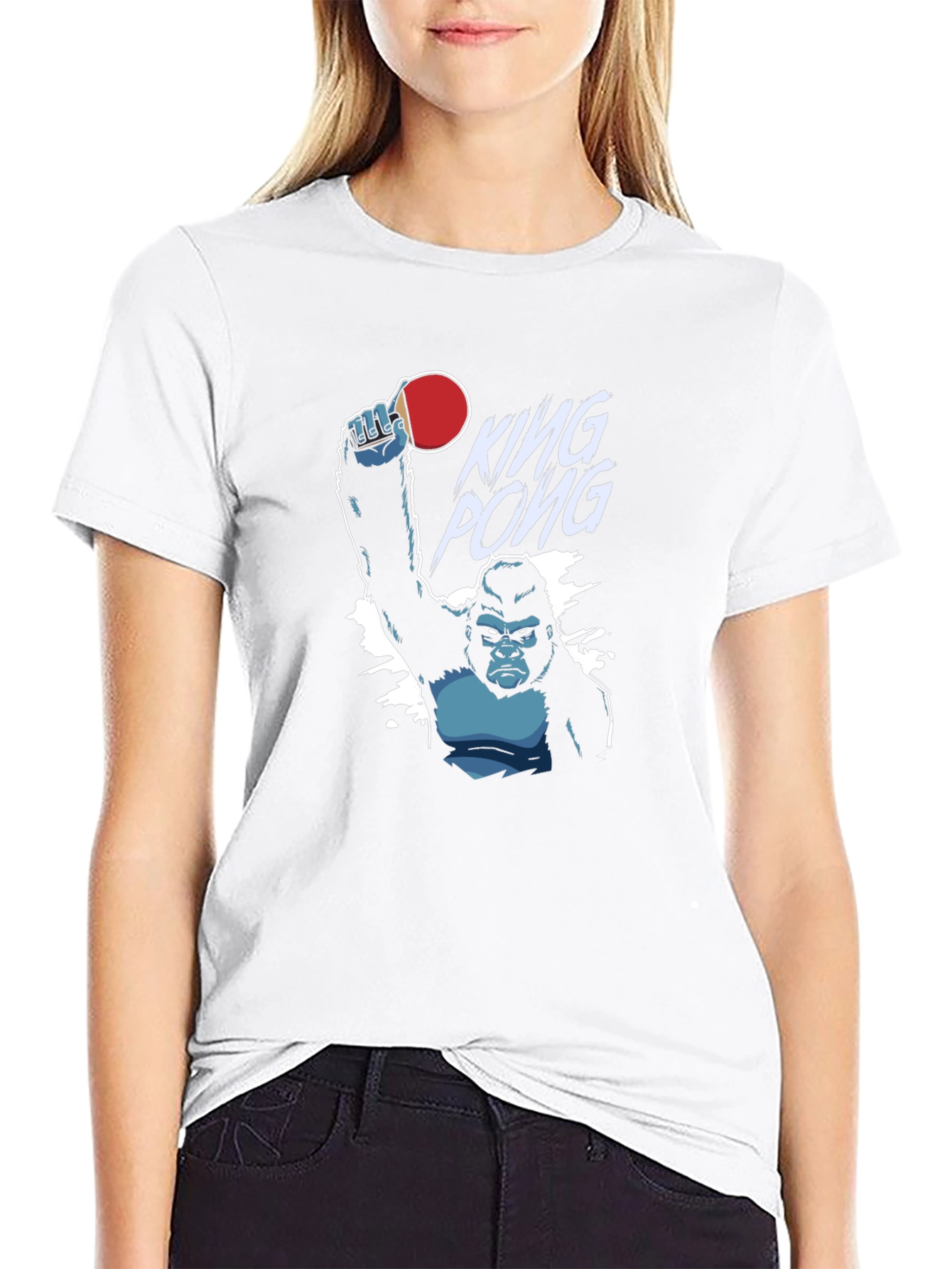King Pong Gorilla Graphic T-Shirt