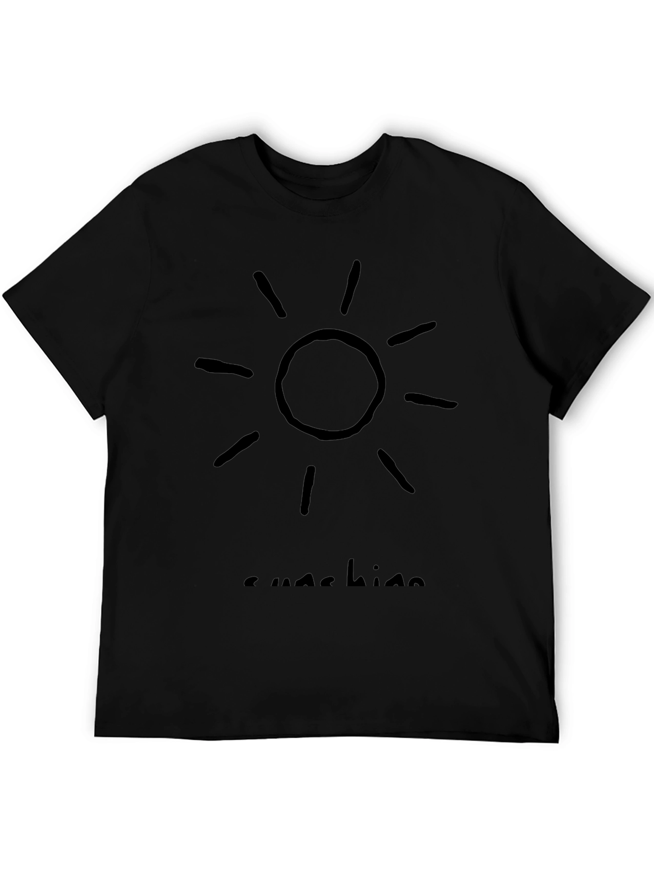 Sunshine Graphic Tee - Mens Black T-Shirt