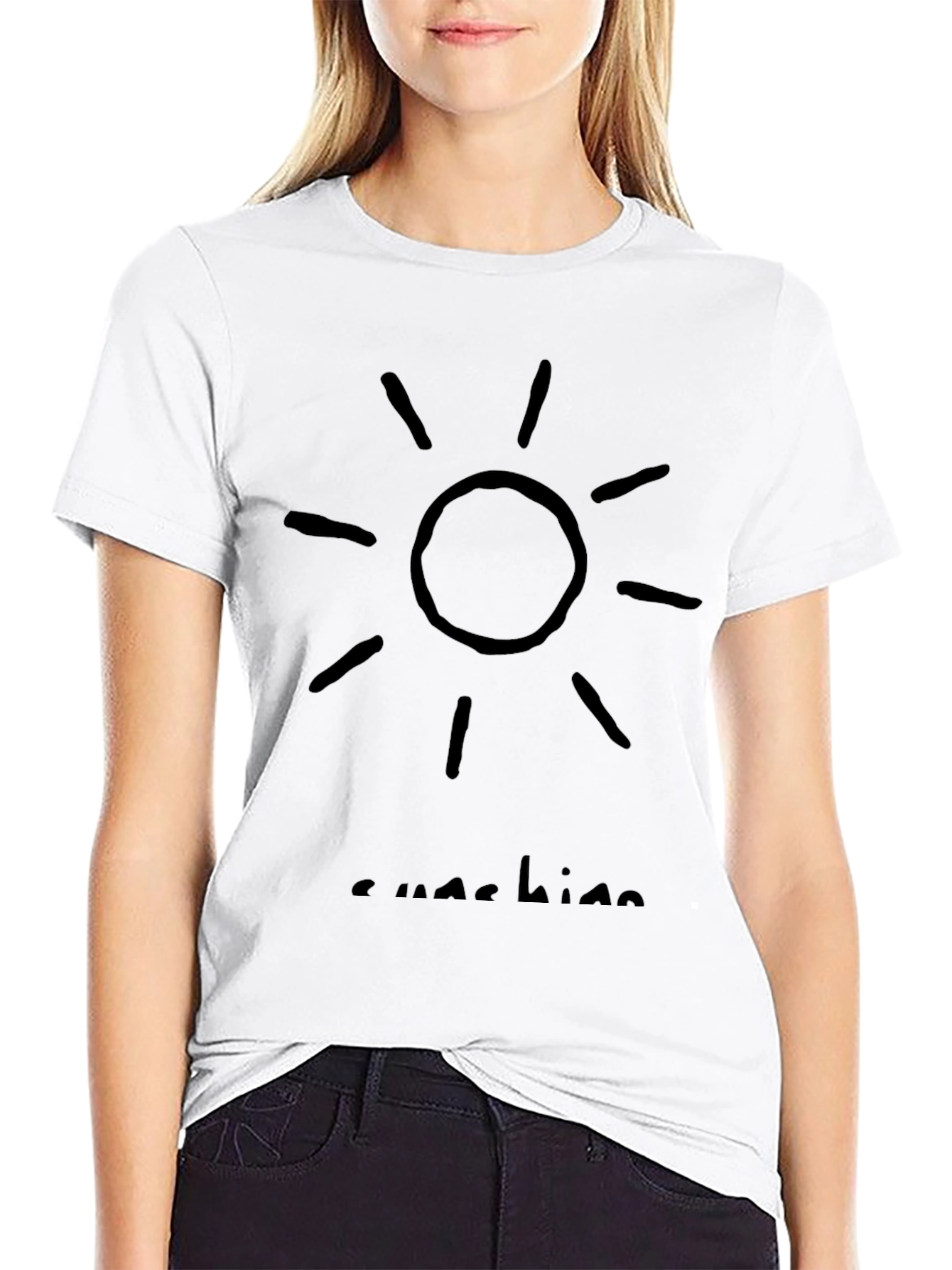 Sunshine Graphic Tee - Mens Black T-Shirt