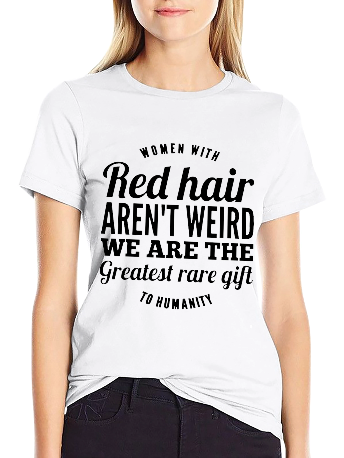 Red Hair Womens T-Shirt