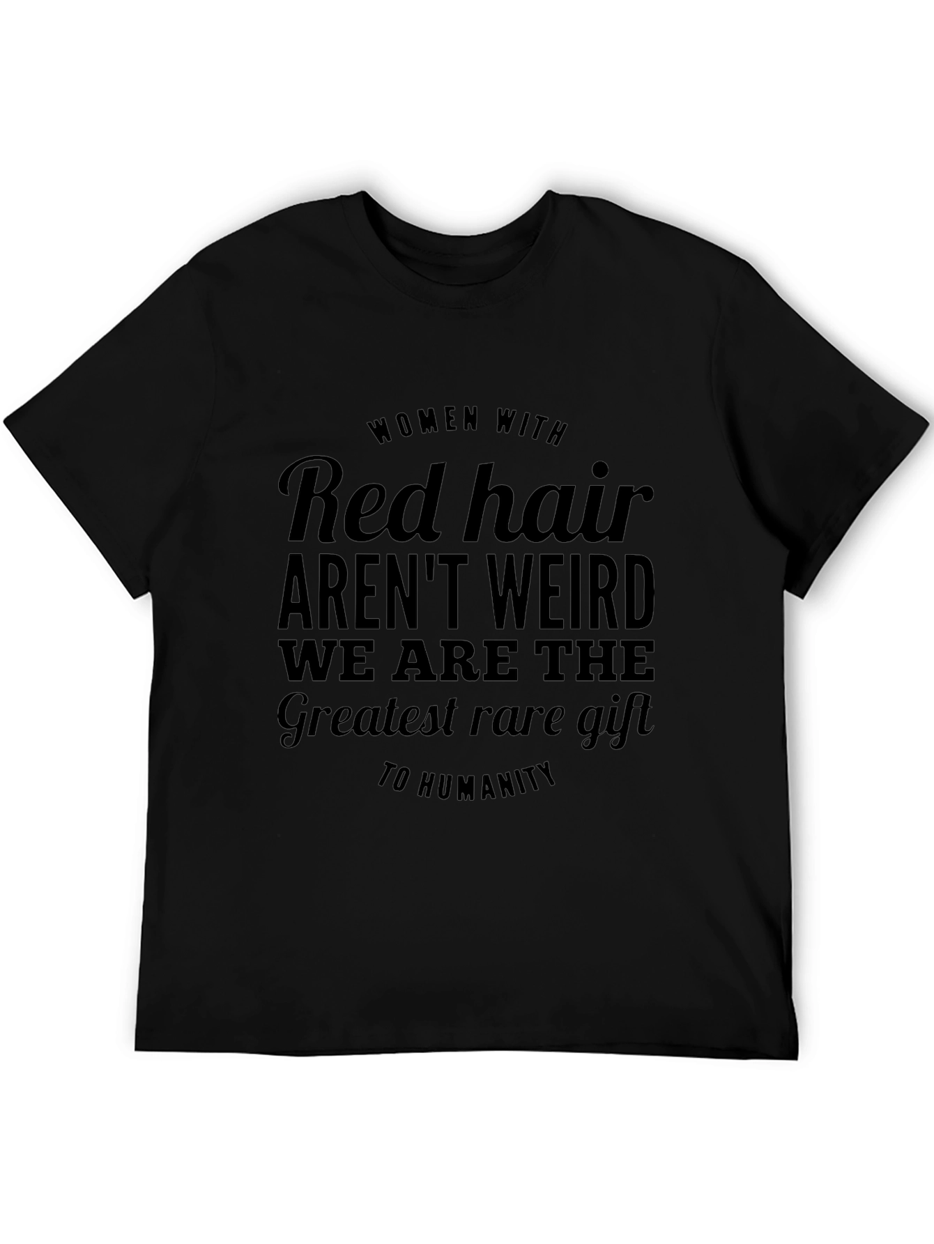 Red Hair Womens T-Shirt