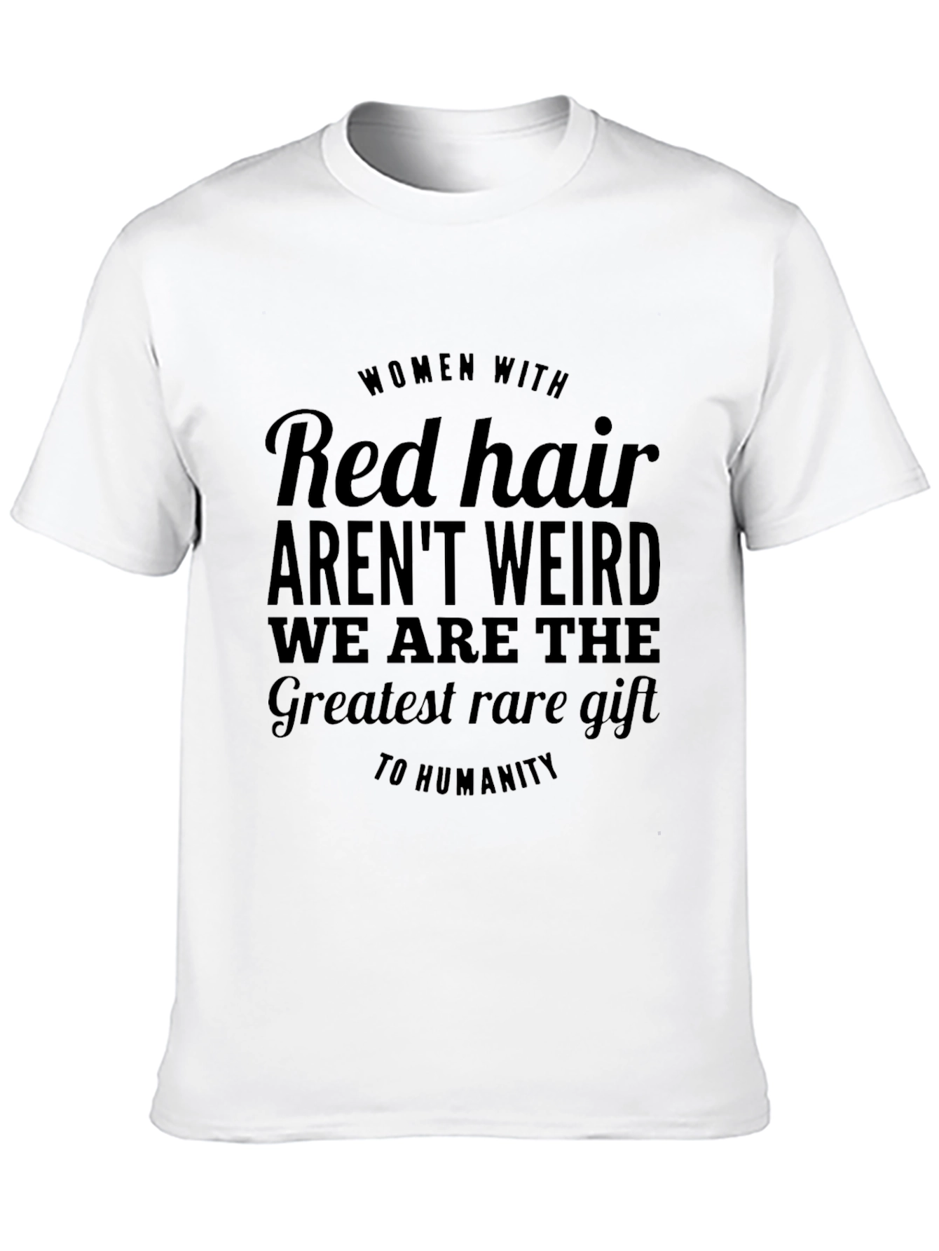 Red Hair Womens T-Shirt