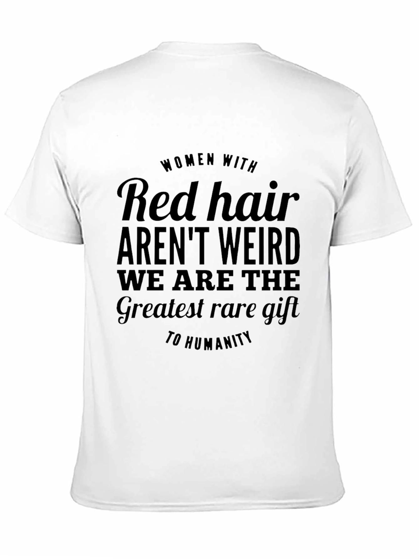 Red Hair Womens T-Shirt