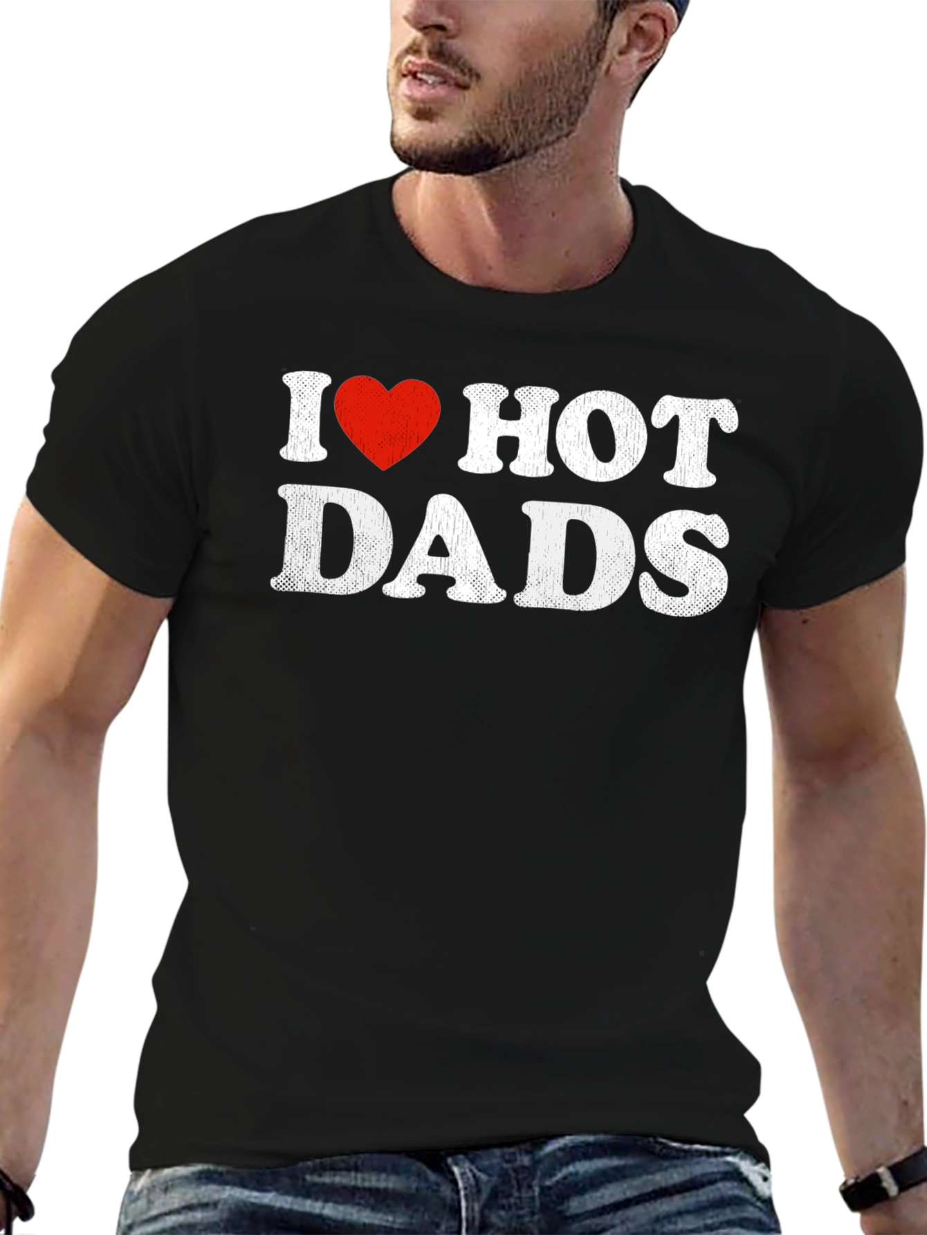 I Heart Hot Dads Graphic T-Shirt
