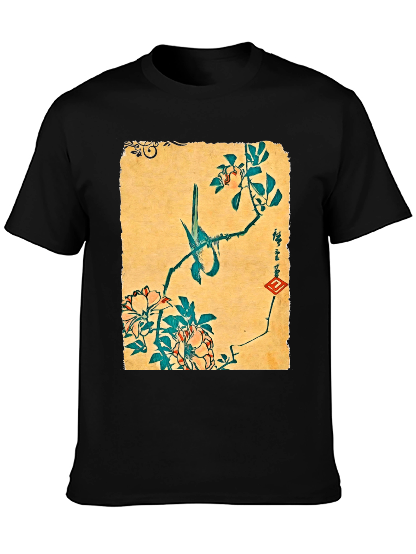 Bird and Blossom Graphic Tee