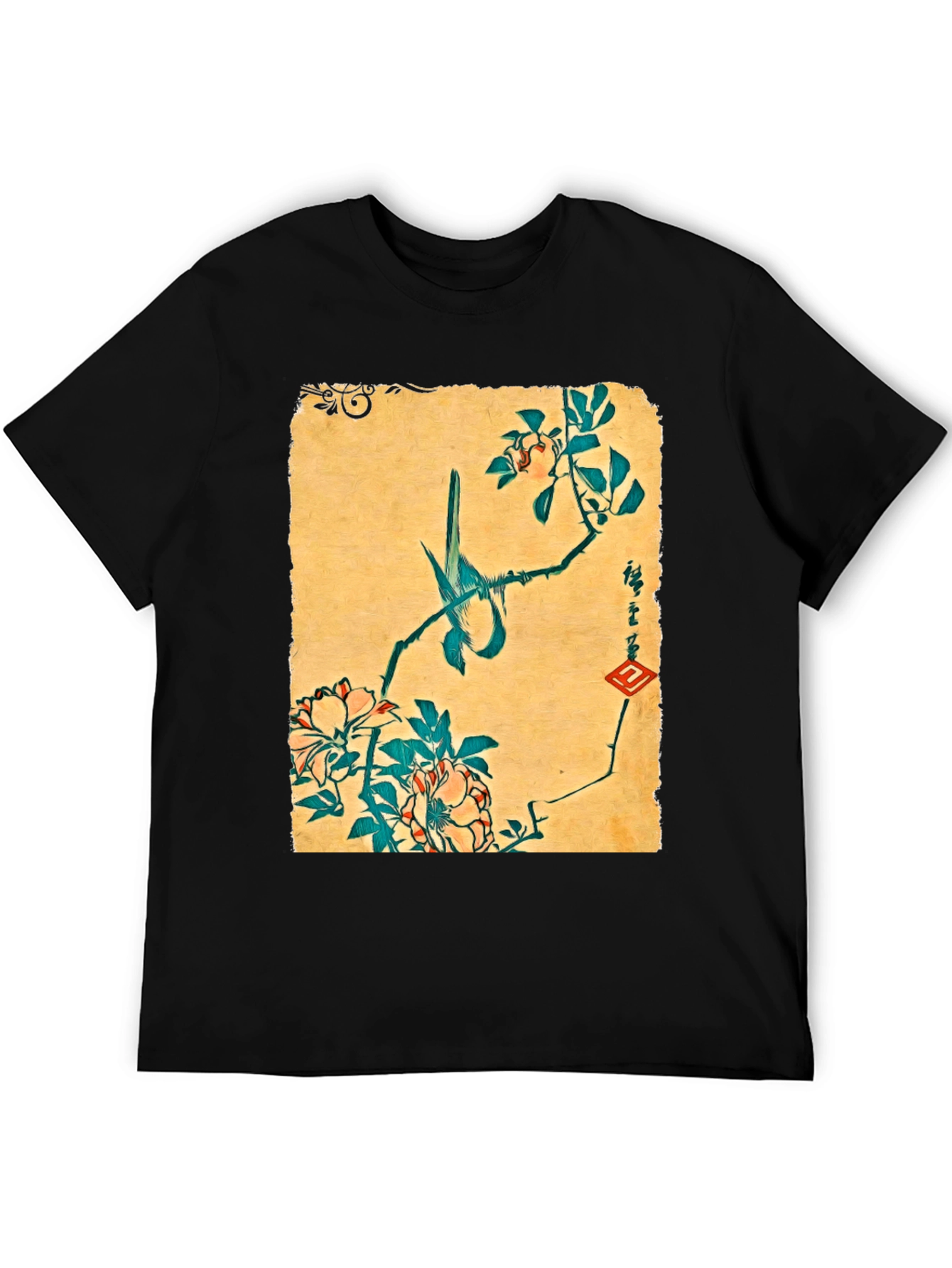 Bird and Blossom Graphic Tee