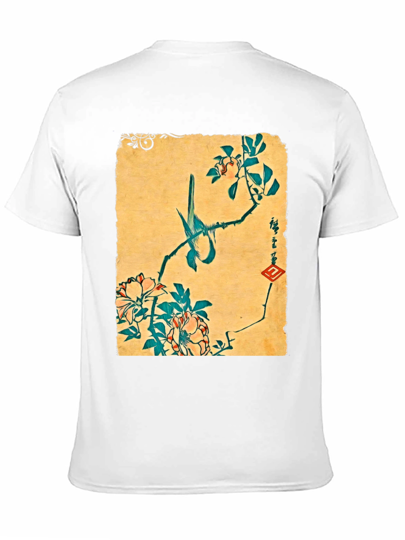 Bird and Blossom Graphic Tee