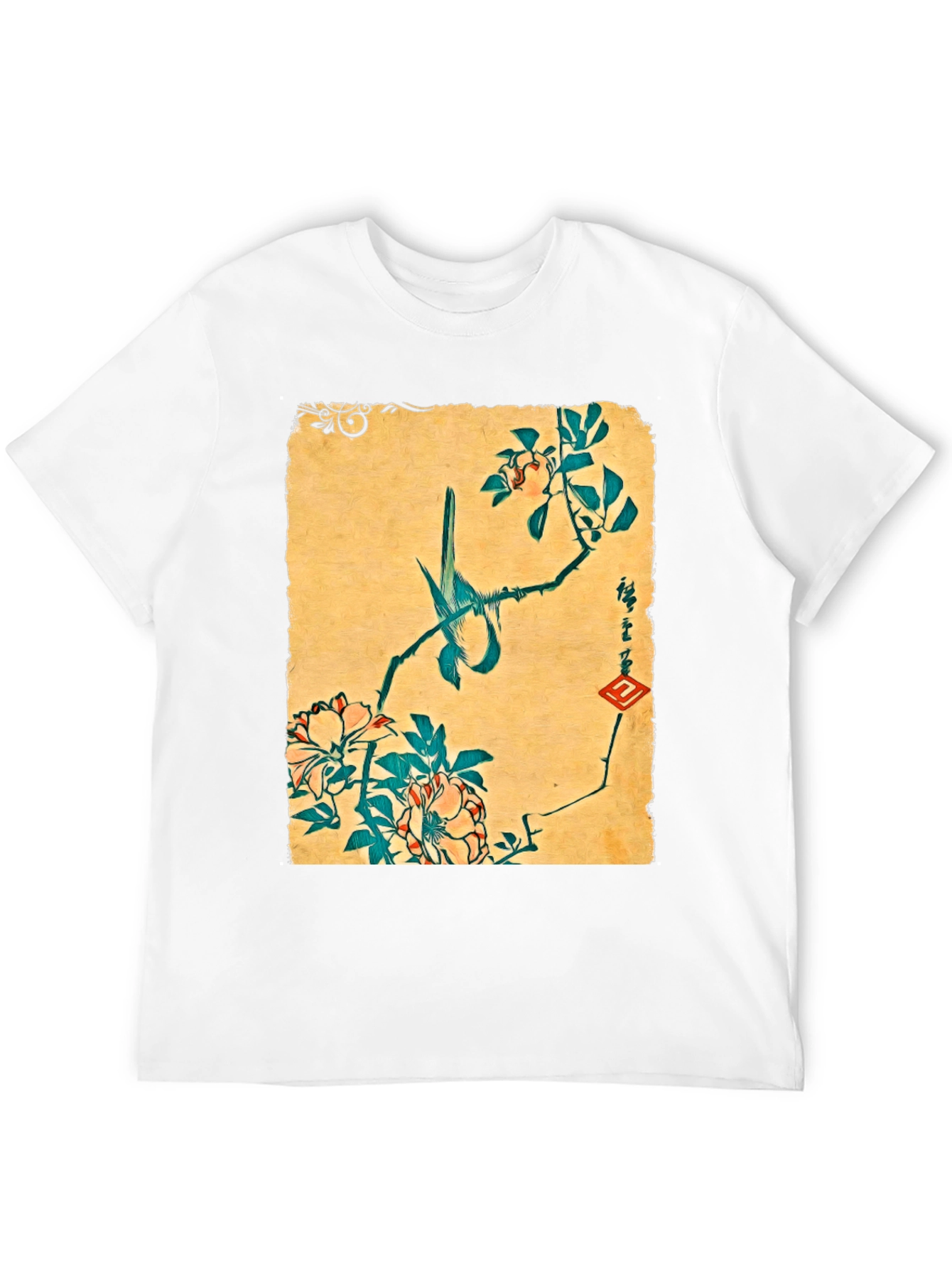 Bird and Blossom Graphic Tee