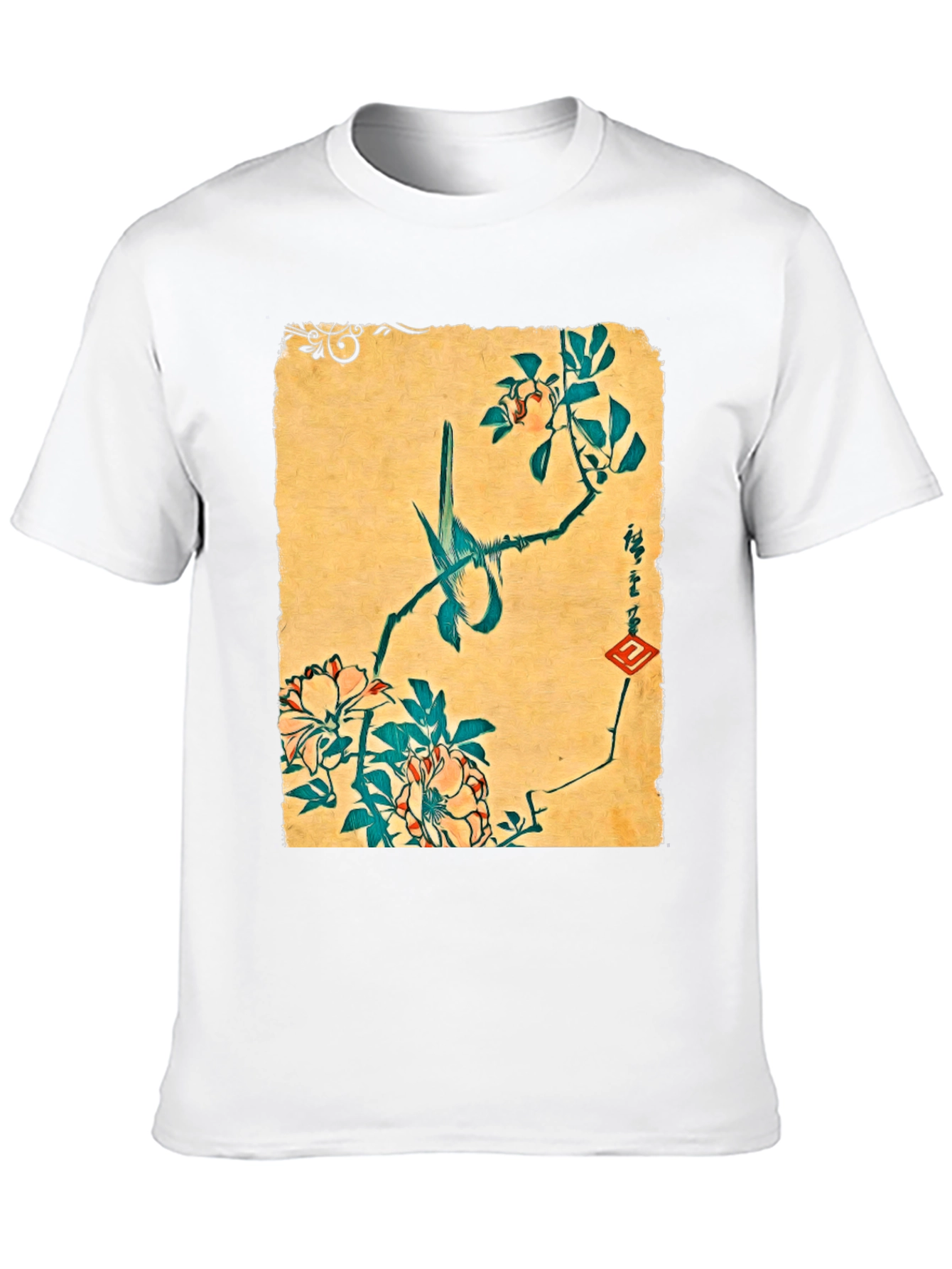Bird and Blossom Graphic Tee