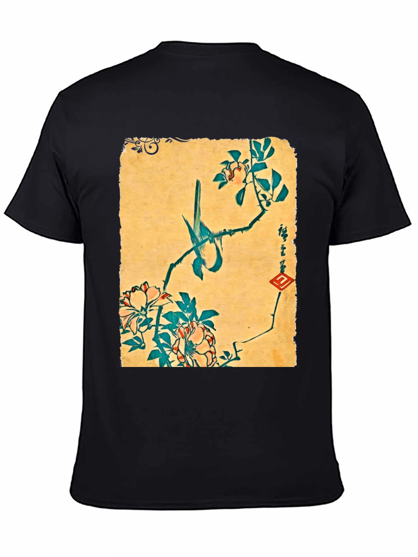 Bird and Blossom Graphic Tee