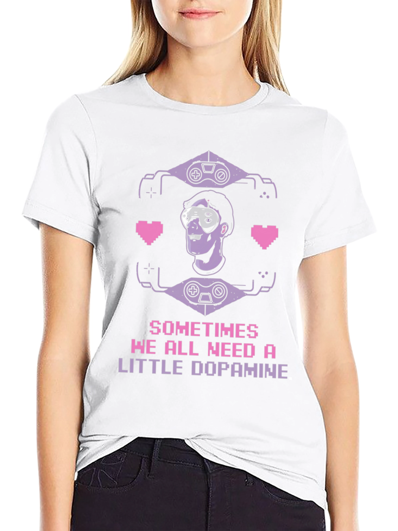 Gamer Dopamine T-Shirt Pixel Art Tee