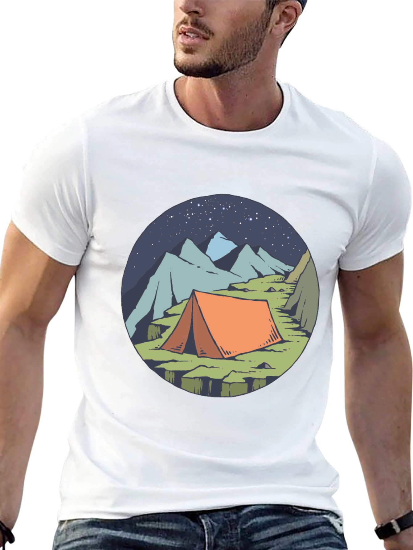 Camping Graphic Tee - Adventure Awaits!