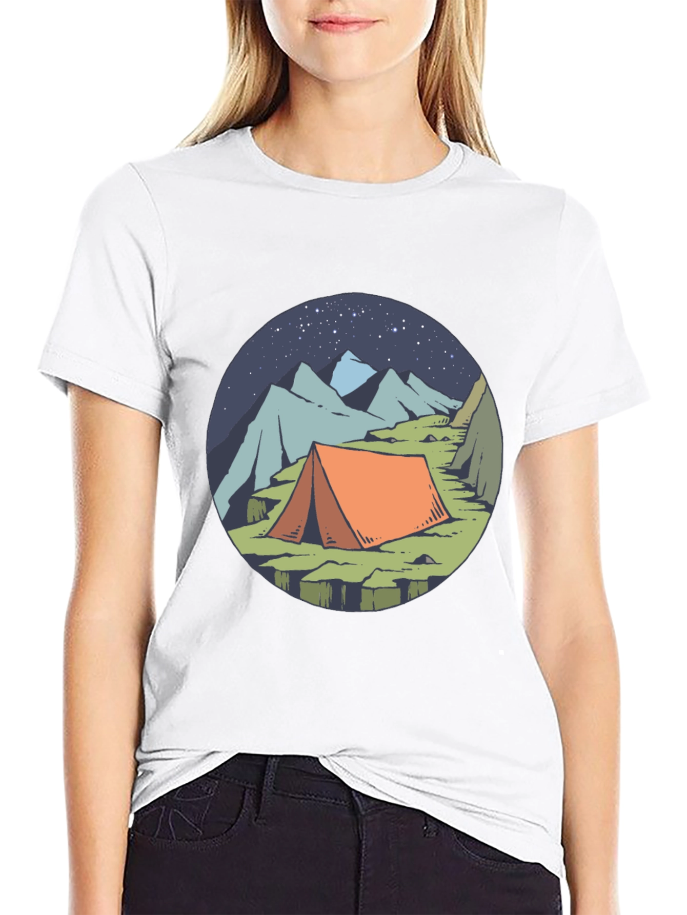 Camping Graphic Tee - Adventure Awaits!