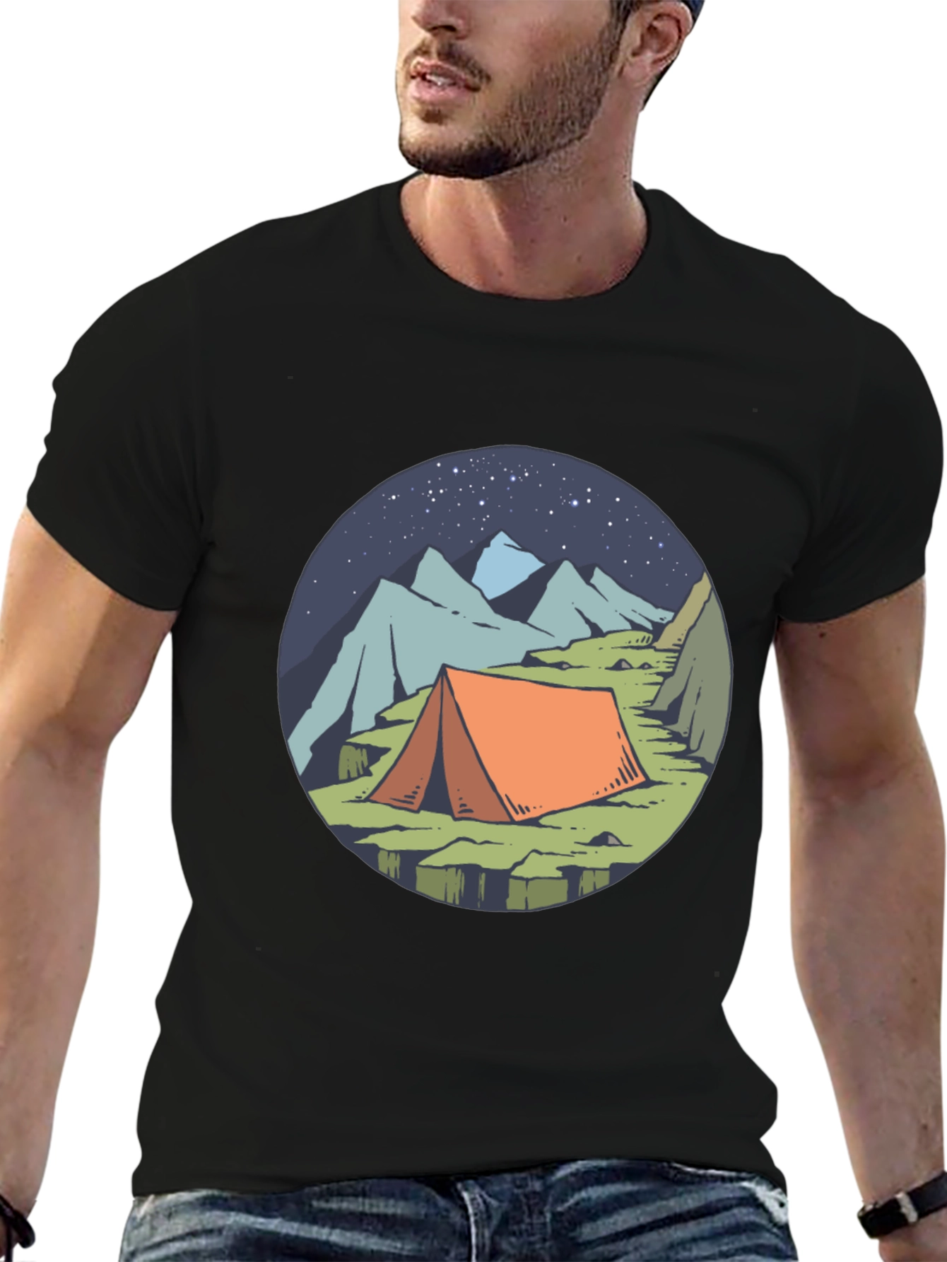 Camping Graphic Tee - Adventure Awaits!
