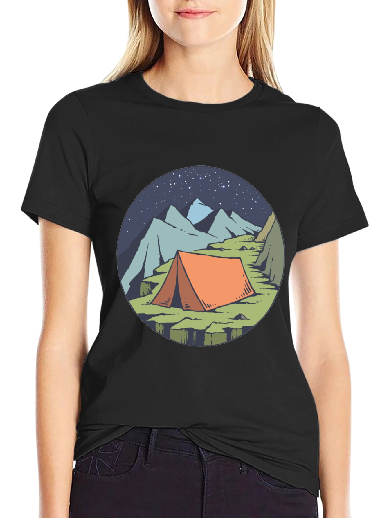 Camping Graphic Tee - Adventure Awaits!