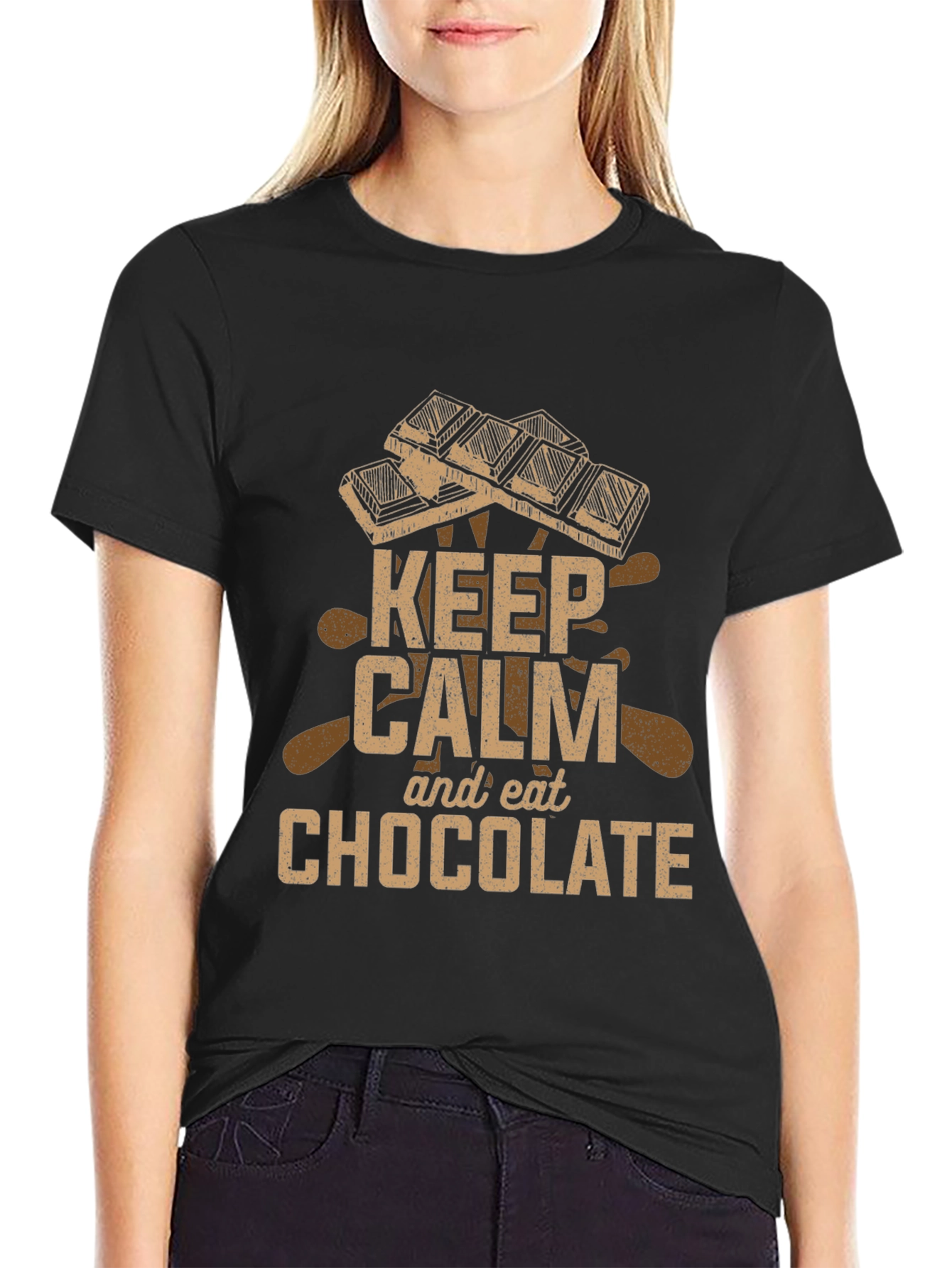 Keep Calm Eat Chocolate T-Shirt