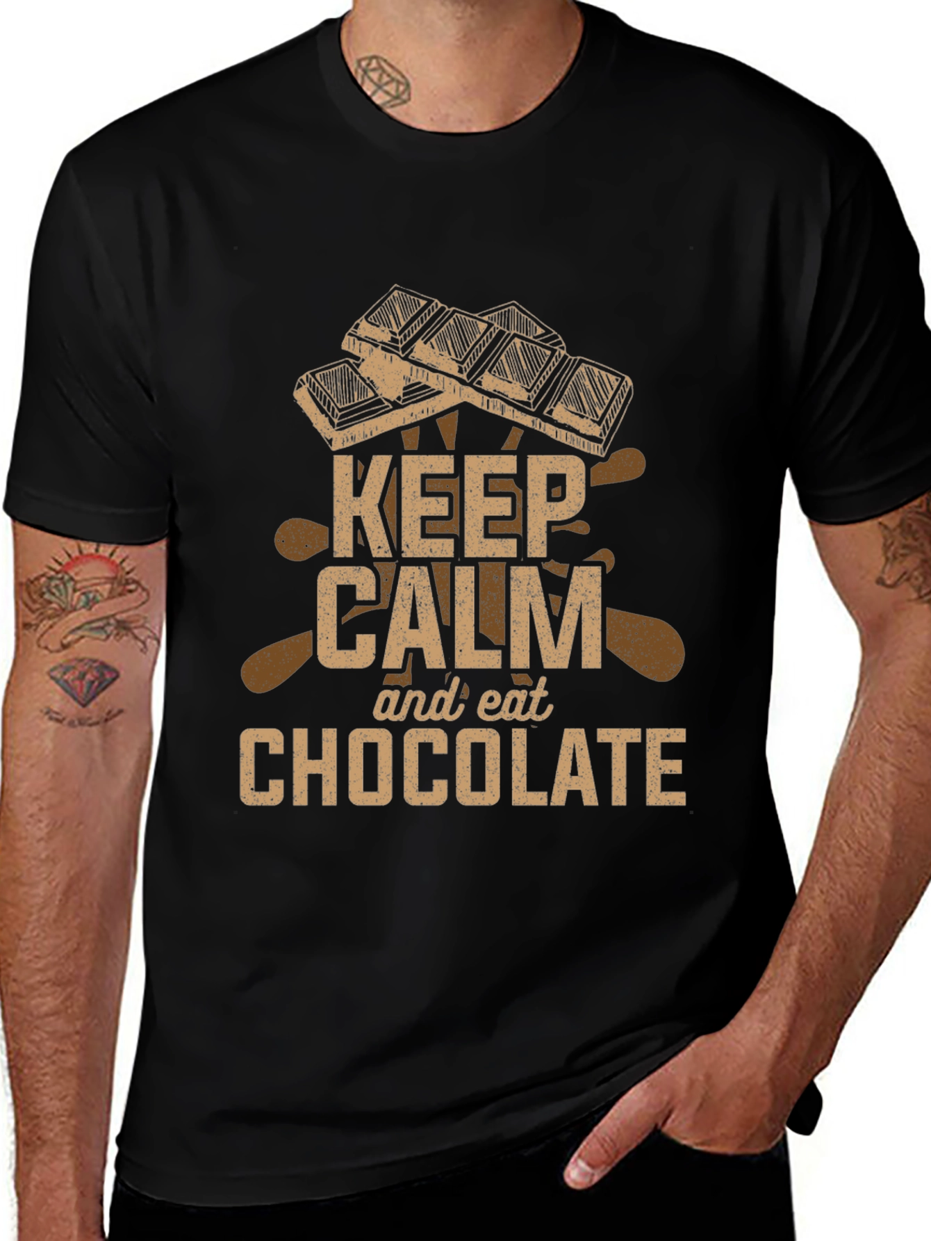 Keep Calm Eat Chocolate T-Shirt