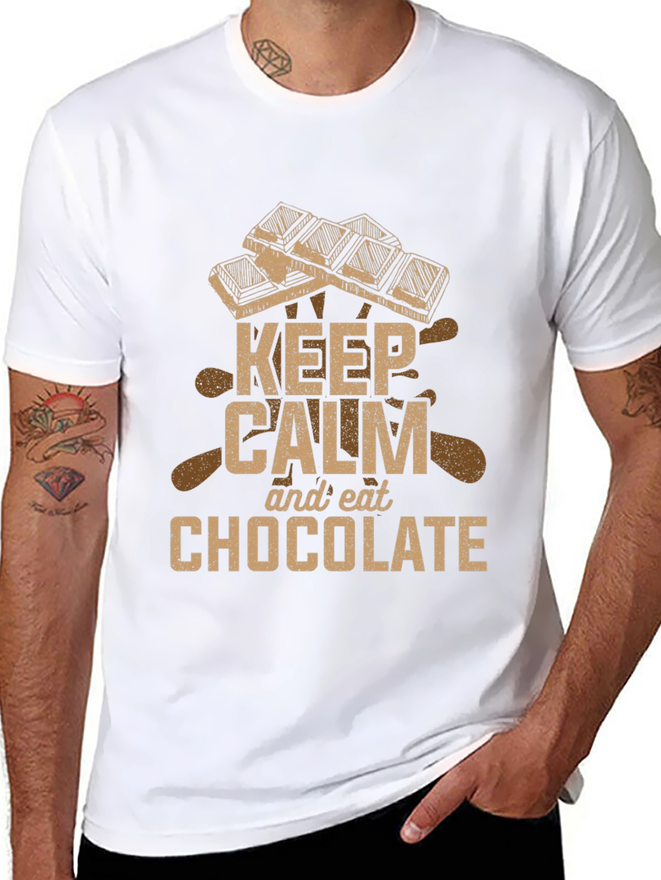 Keep Calm Eat Chocolate T-Shirt