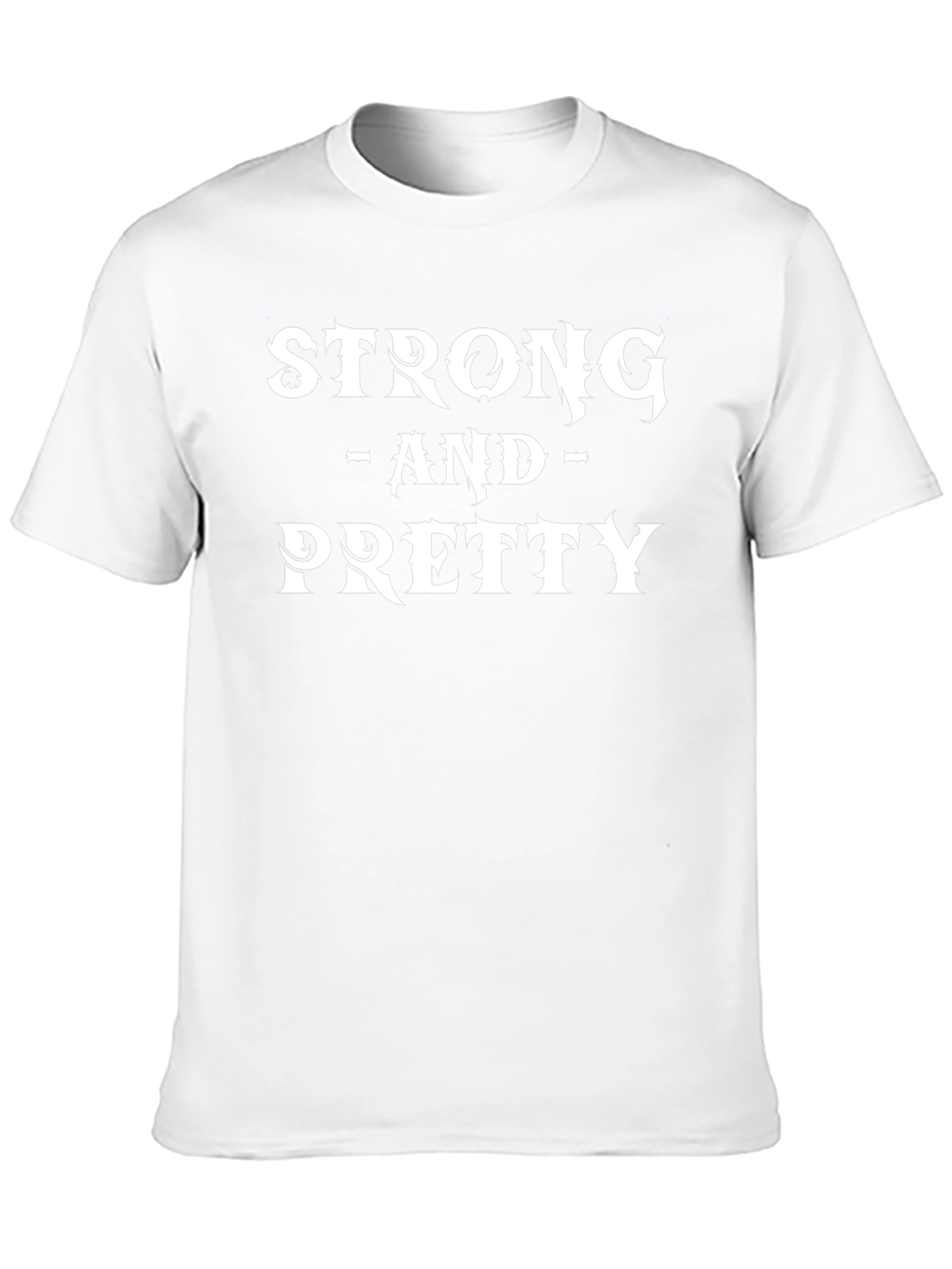 Strong and Pretty Graphic T-Shirt - Unisex Black Tee
