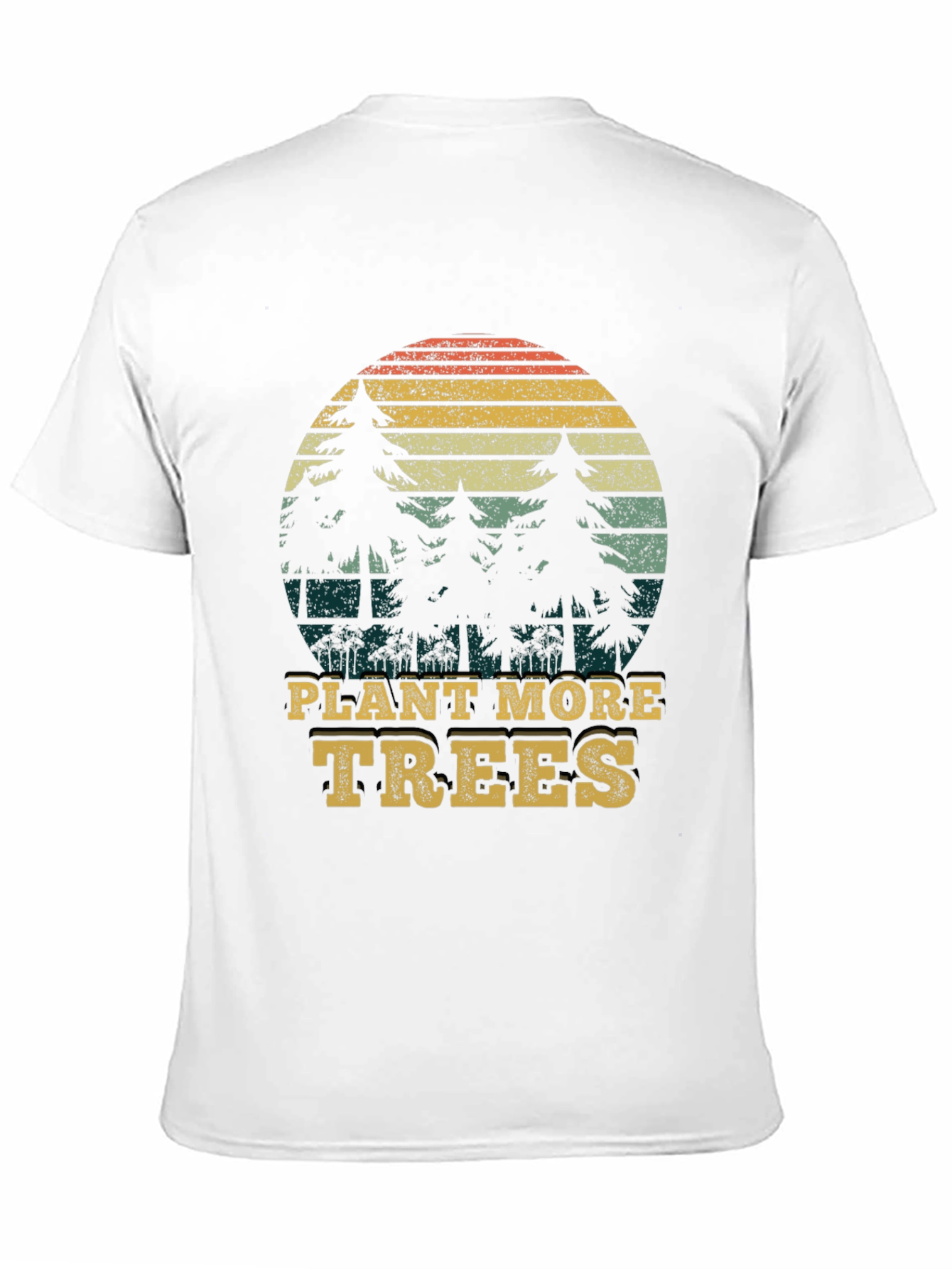 Plant More Trees Graphic Tee - Black