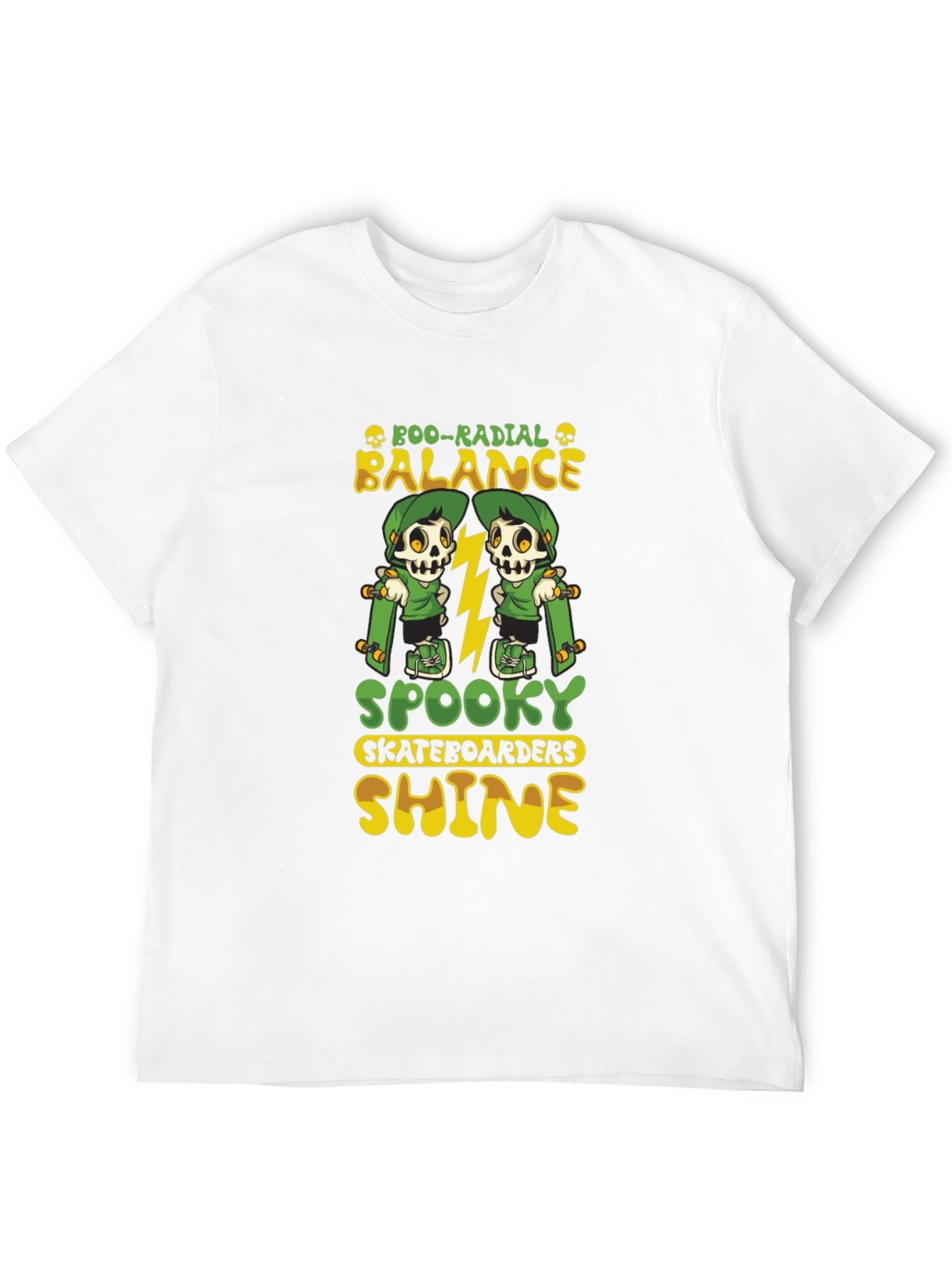 Boo-Radial Balance Skateboard T-Shirt