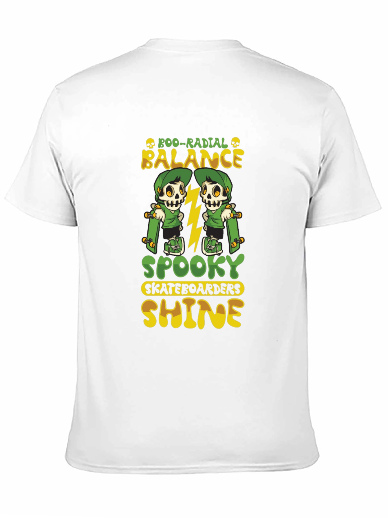 Boo-Radial Balance Skateboard T-Shirt