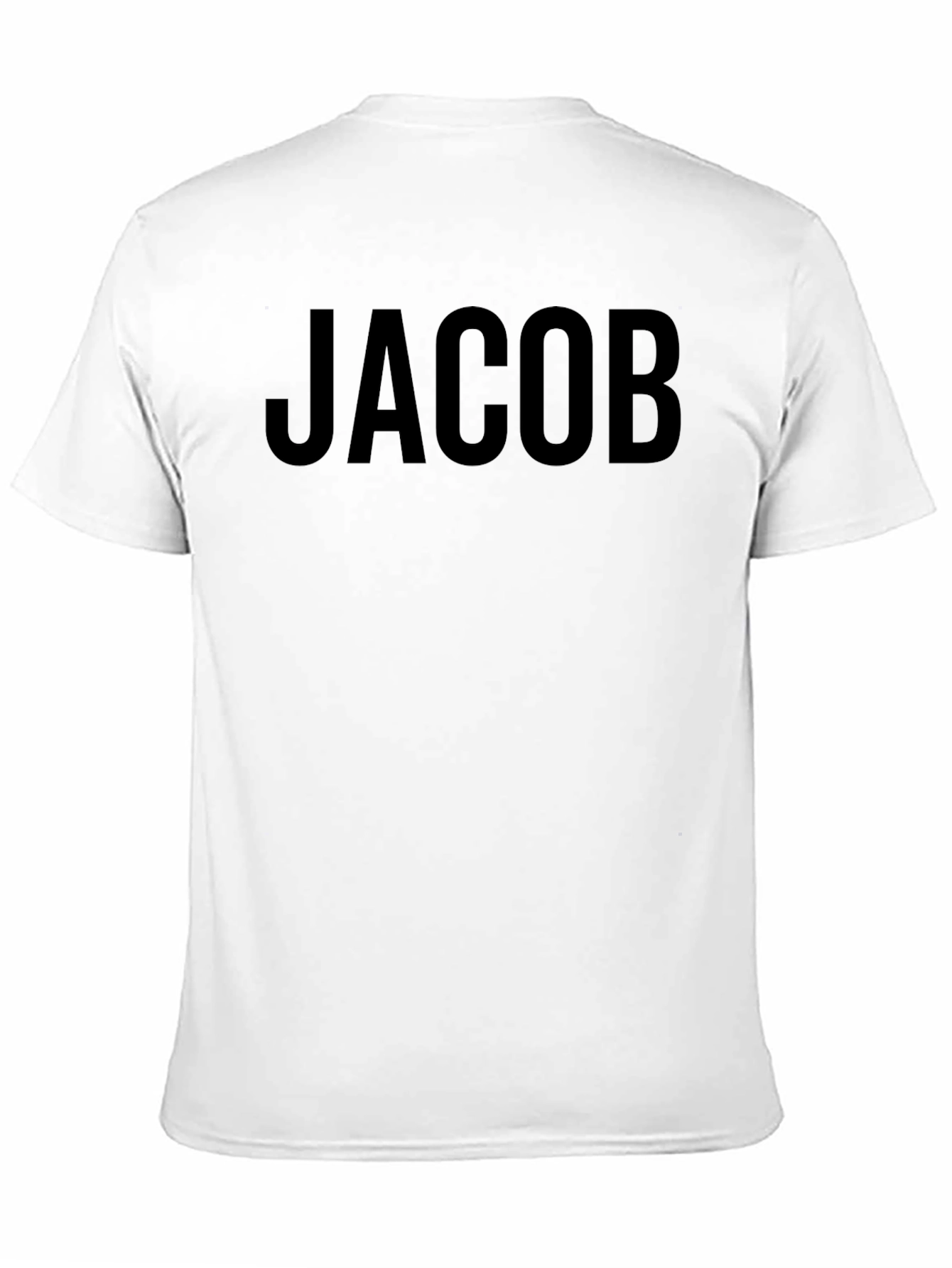 Jacob Personalized Black T-Shirt
