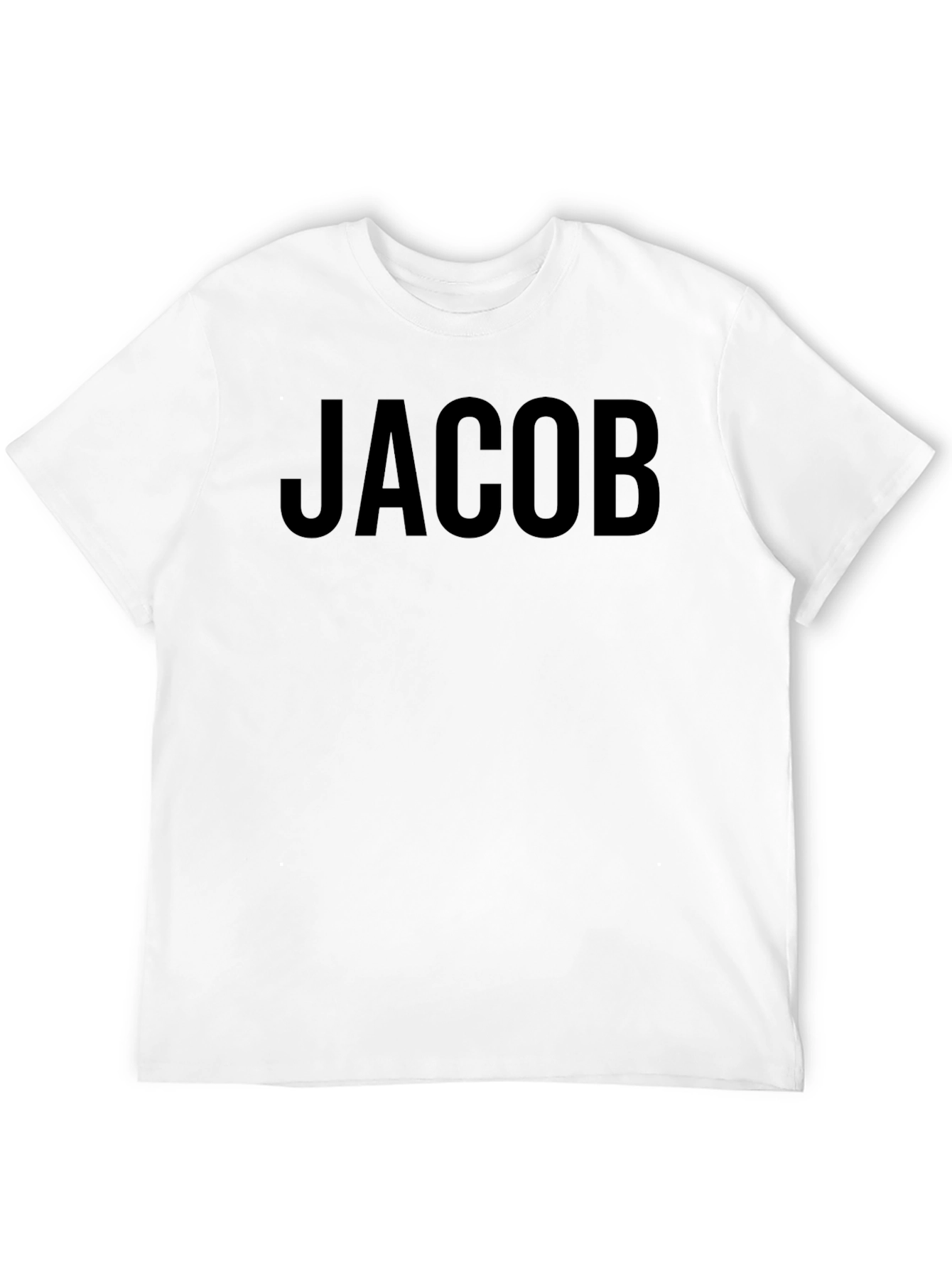 Jacob Personalized Black T-Shirt