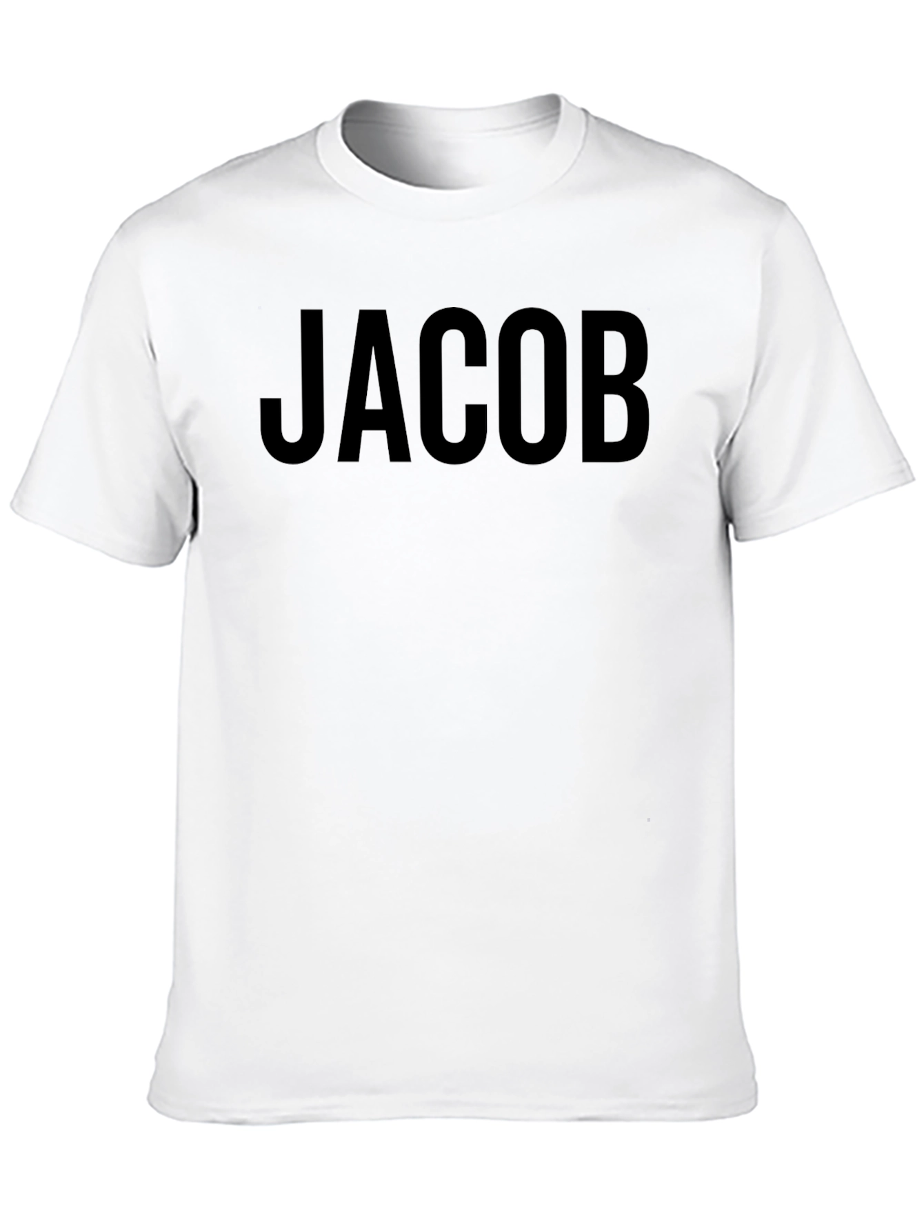 Jacob Personalized Black T-Shirt