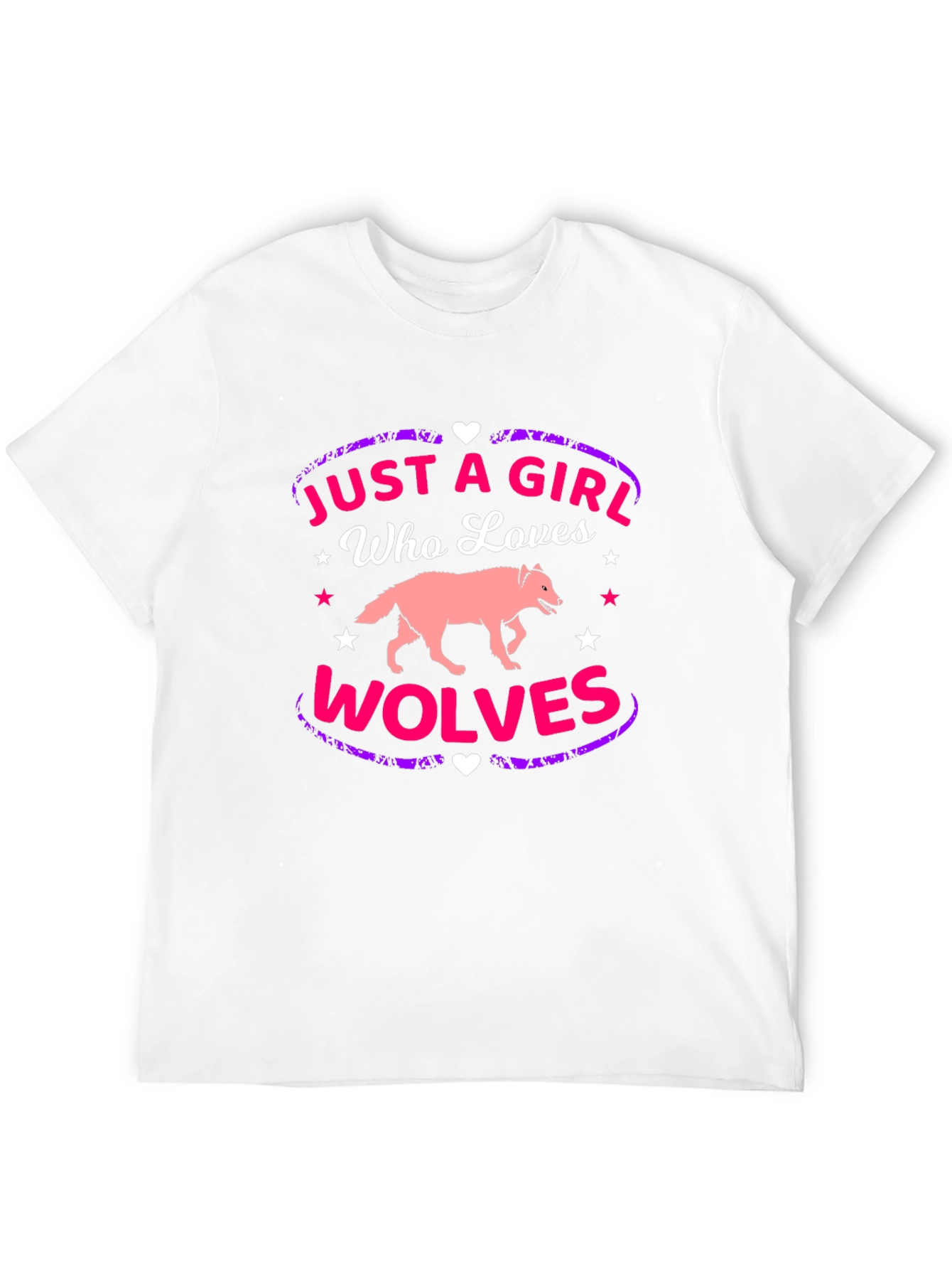 Just A Girl Who Loves Wolves T-Shirt