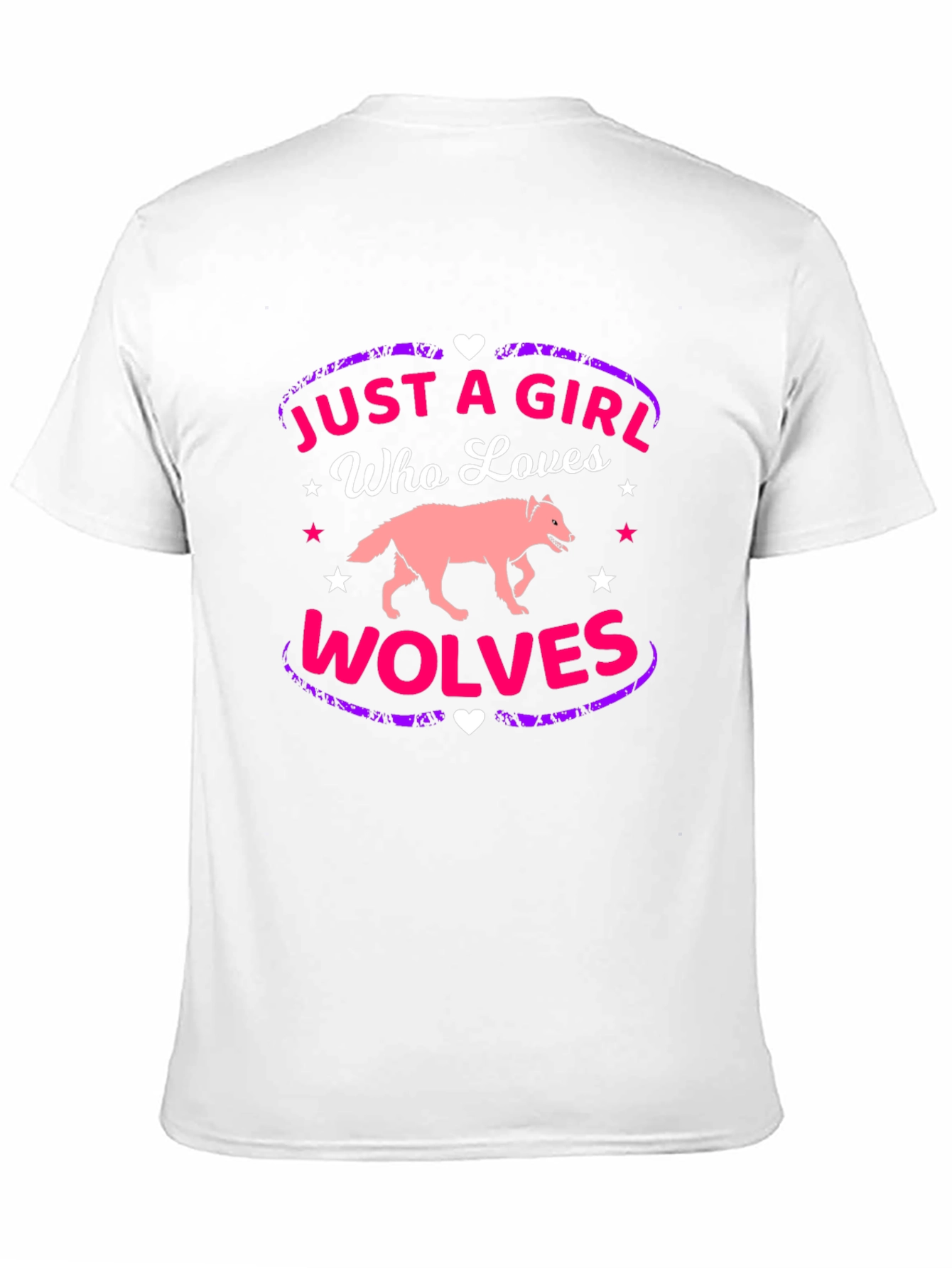 Just A Girl Who Loves Wolves T-Shirt