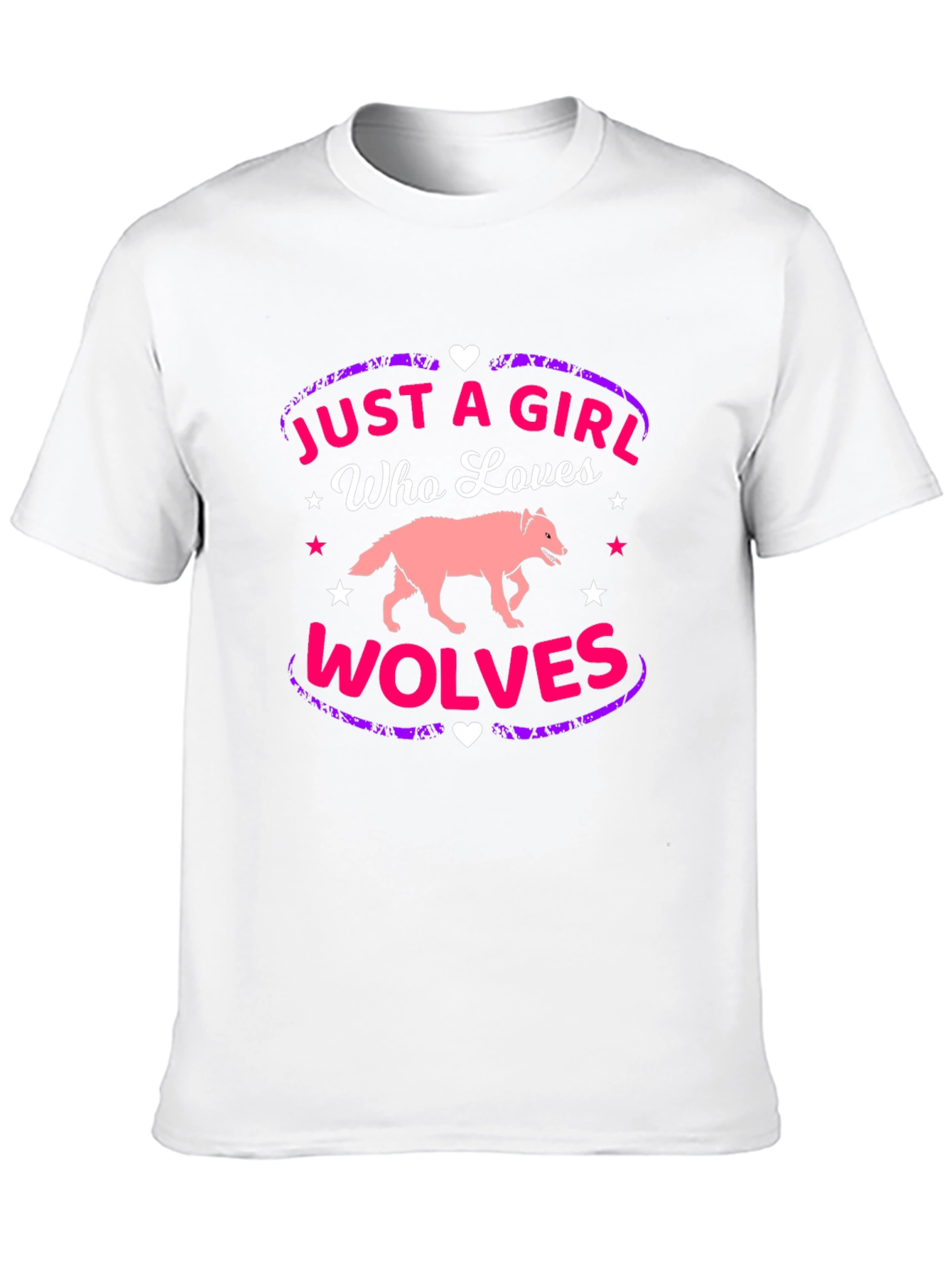 Just A Girl Who Loves Wolves T-Shirt