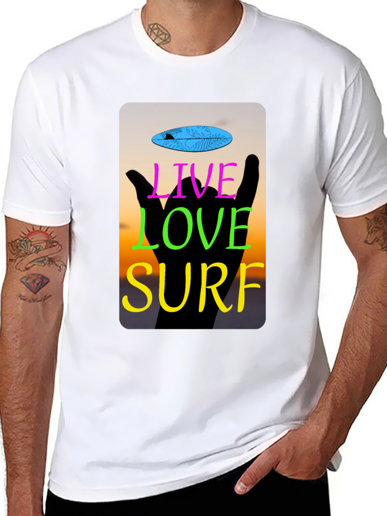 Live Love Surf Graphic Tee