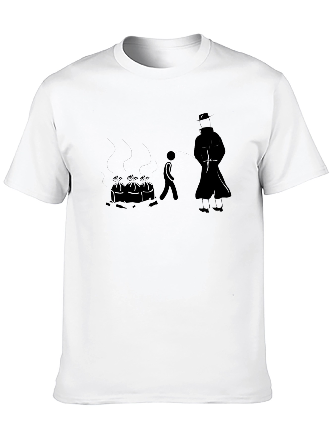 Black T-Shirt with The Undertaker Design
