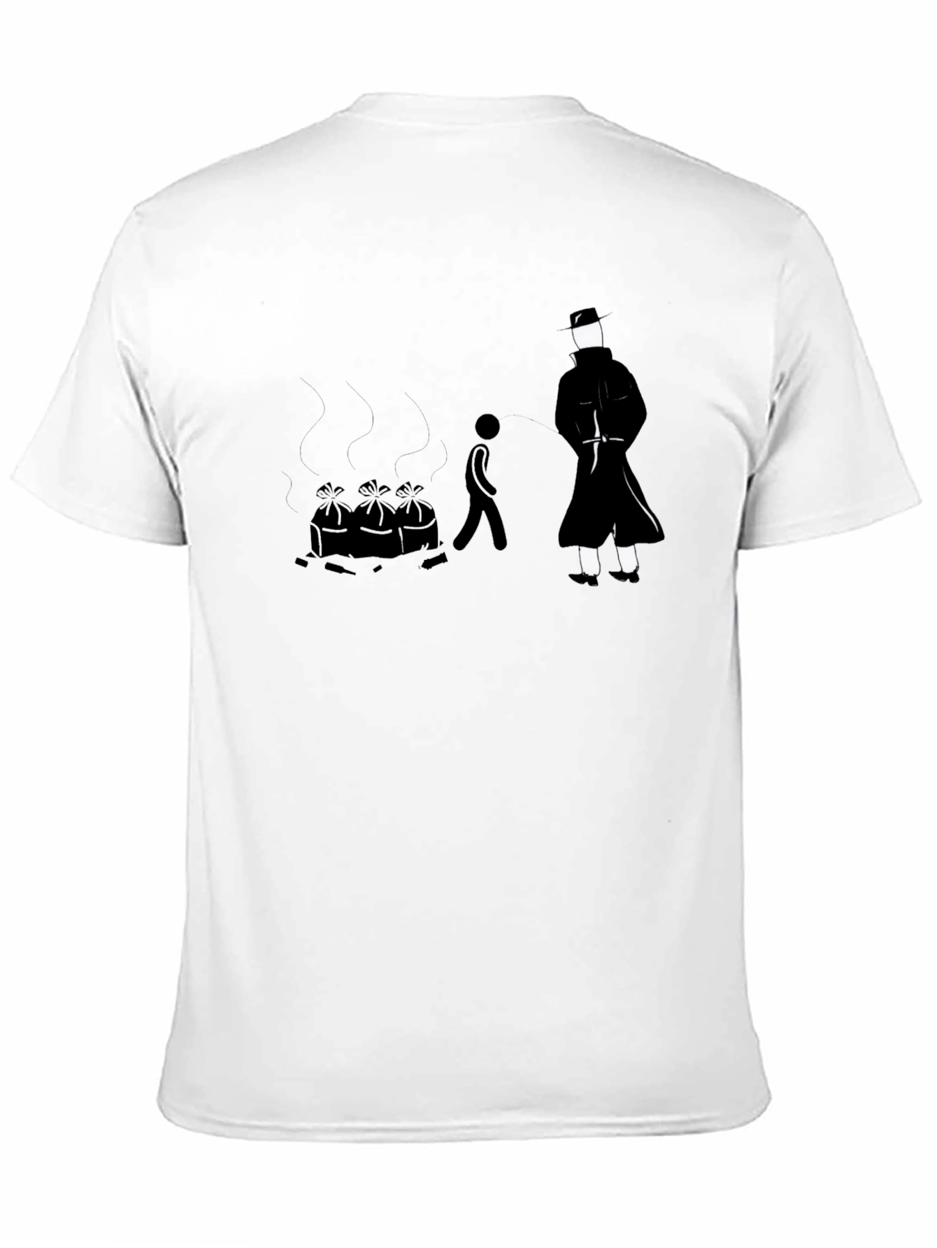 Black T-Shirt with The Undertaker Design