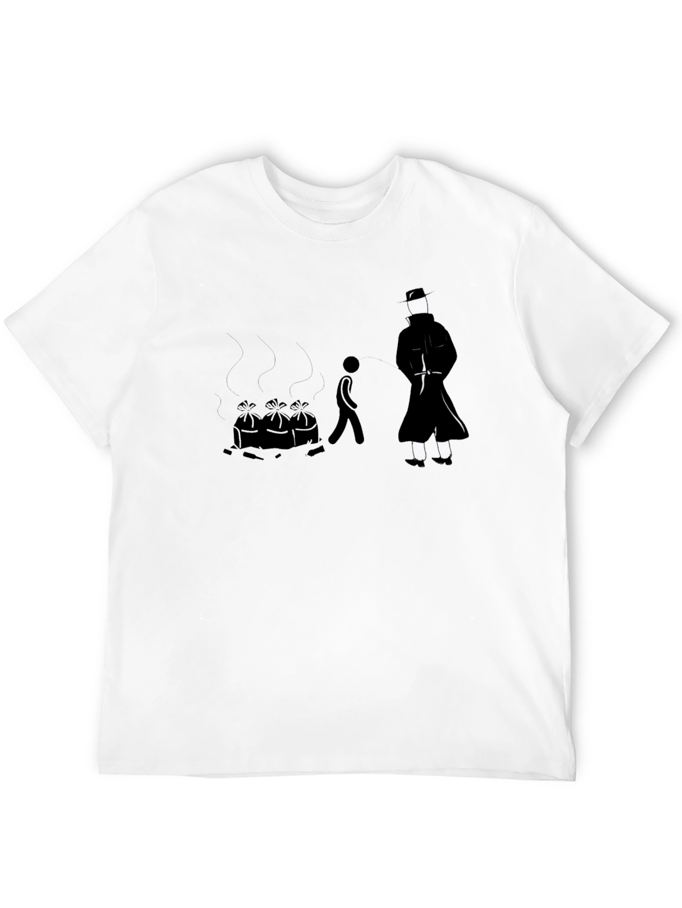 Black T-Shirt with The Undertaker Design