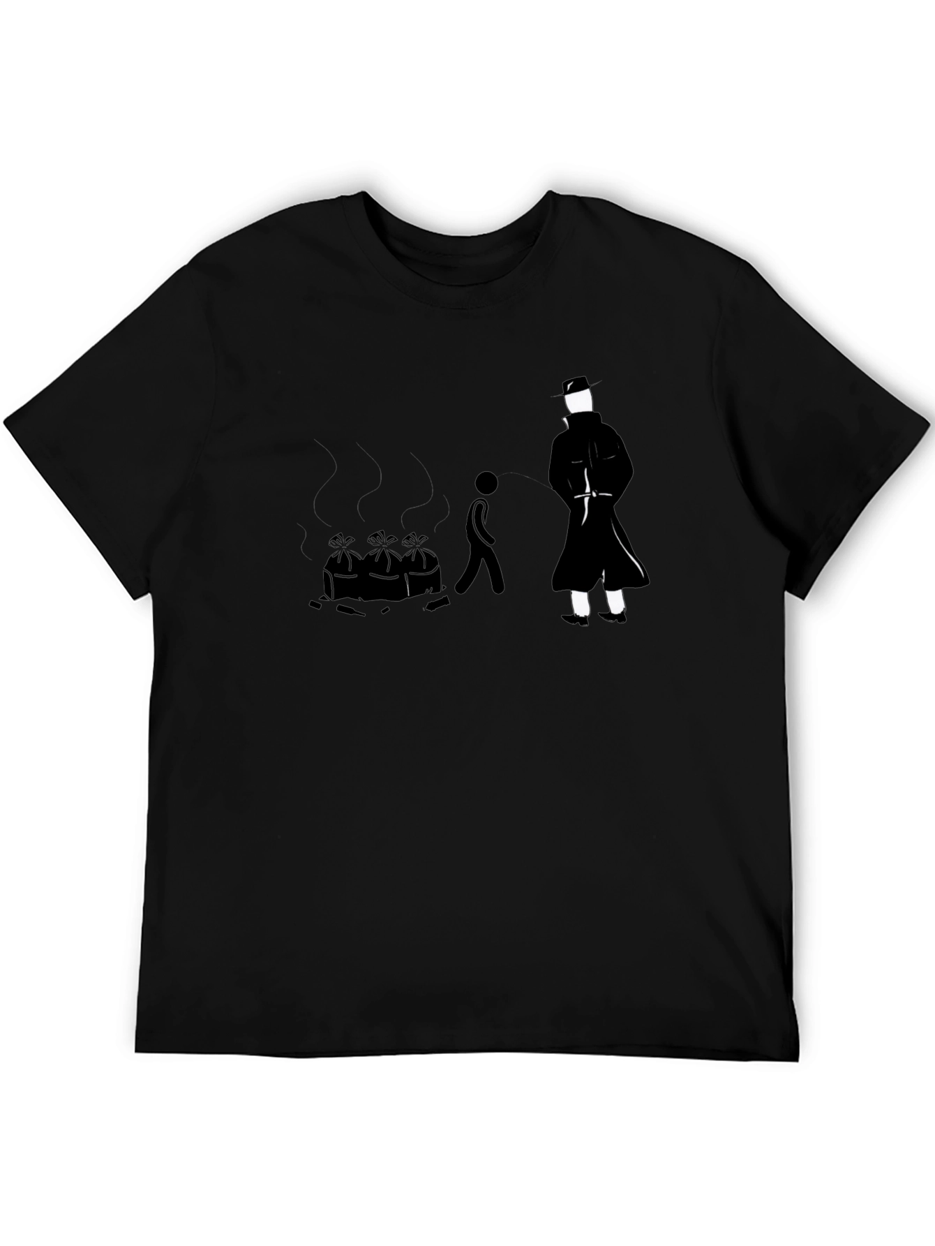 Black T-Shirt with The Undertaker Design