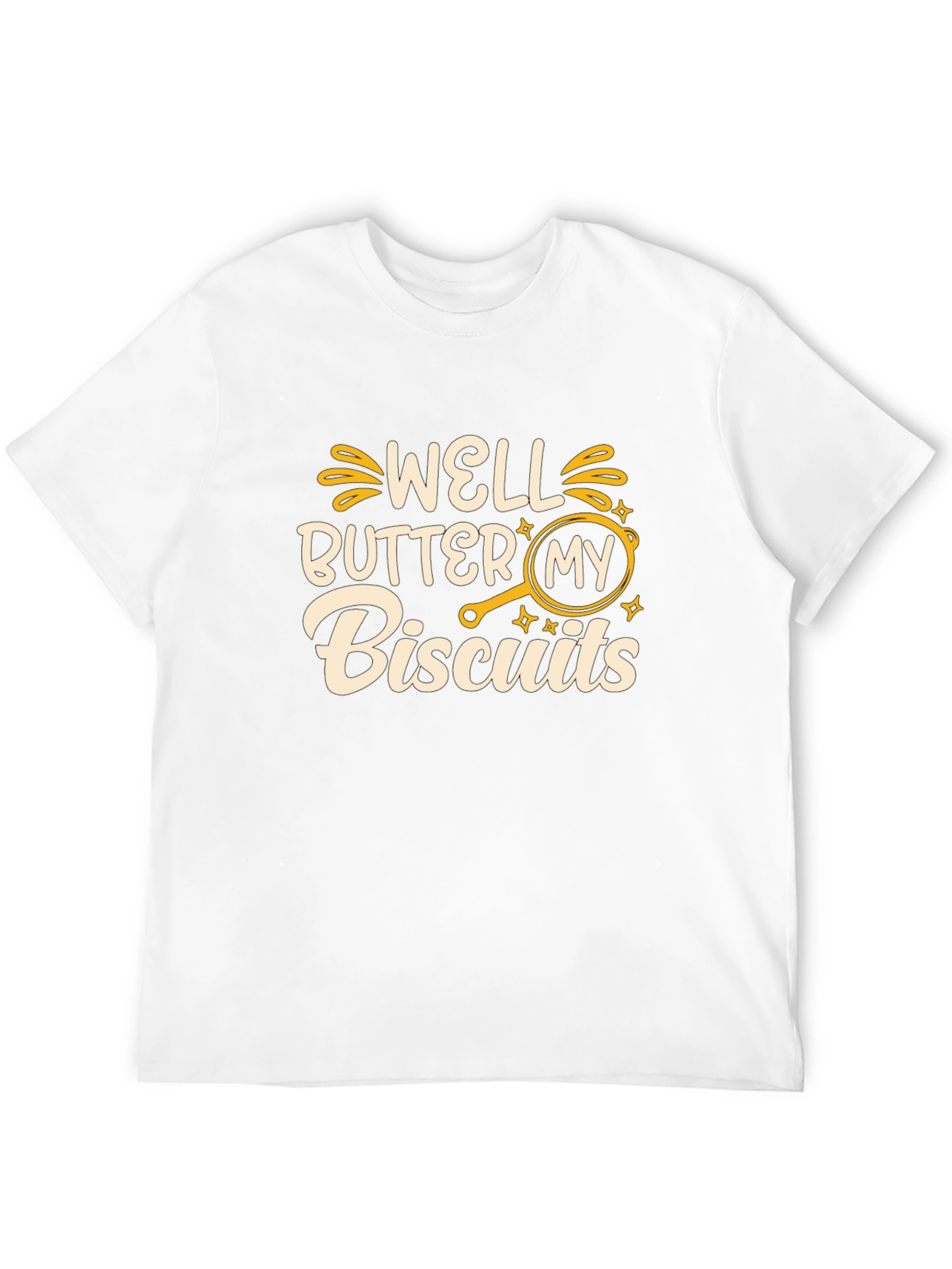 Well Butter My Biscuits Black Graphic Tee