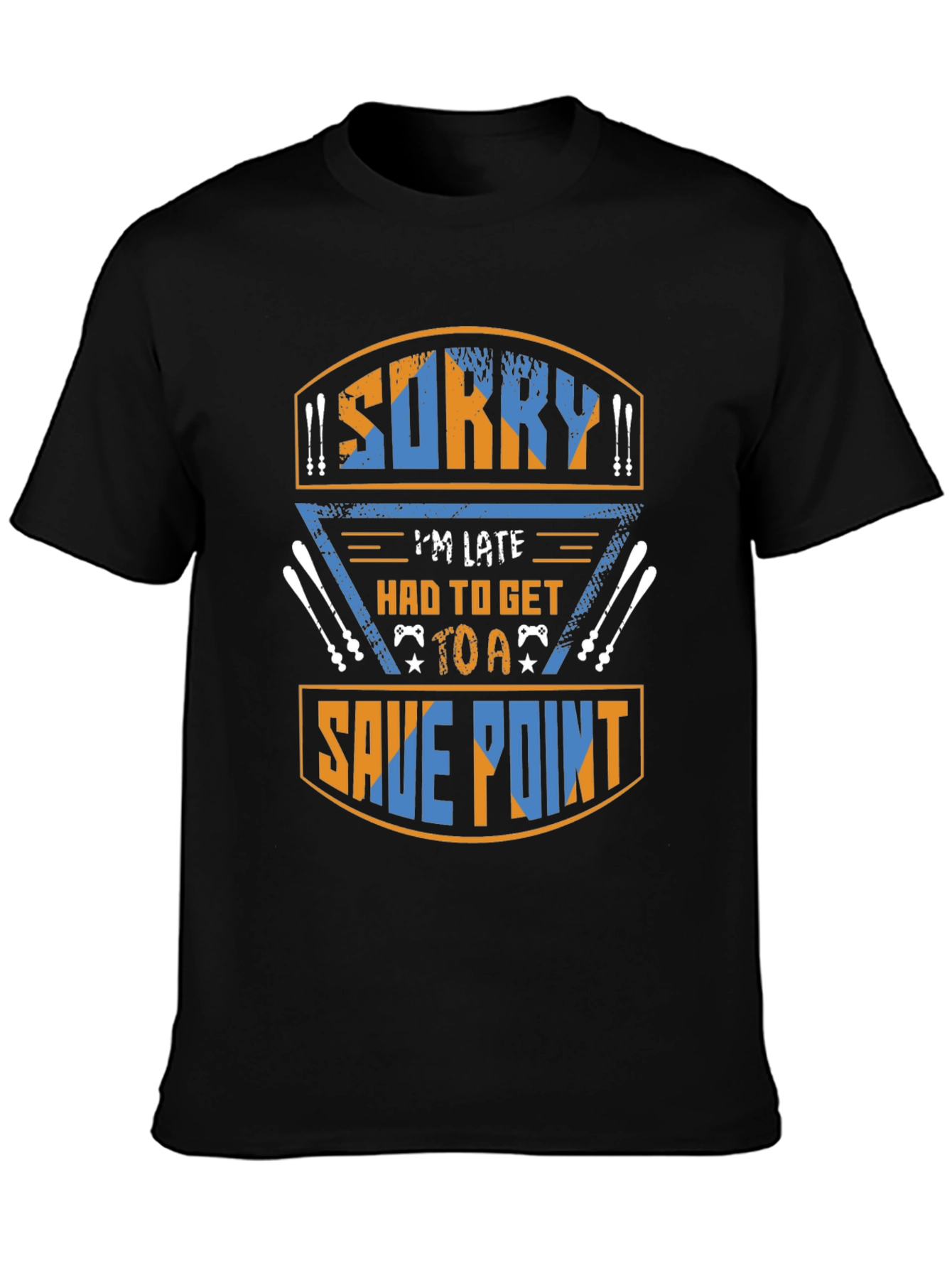Sorry Im Late Save Point Gaming T-Shirt