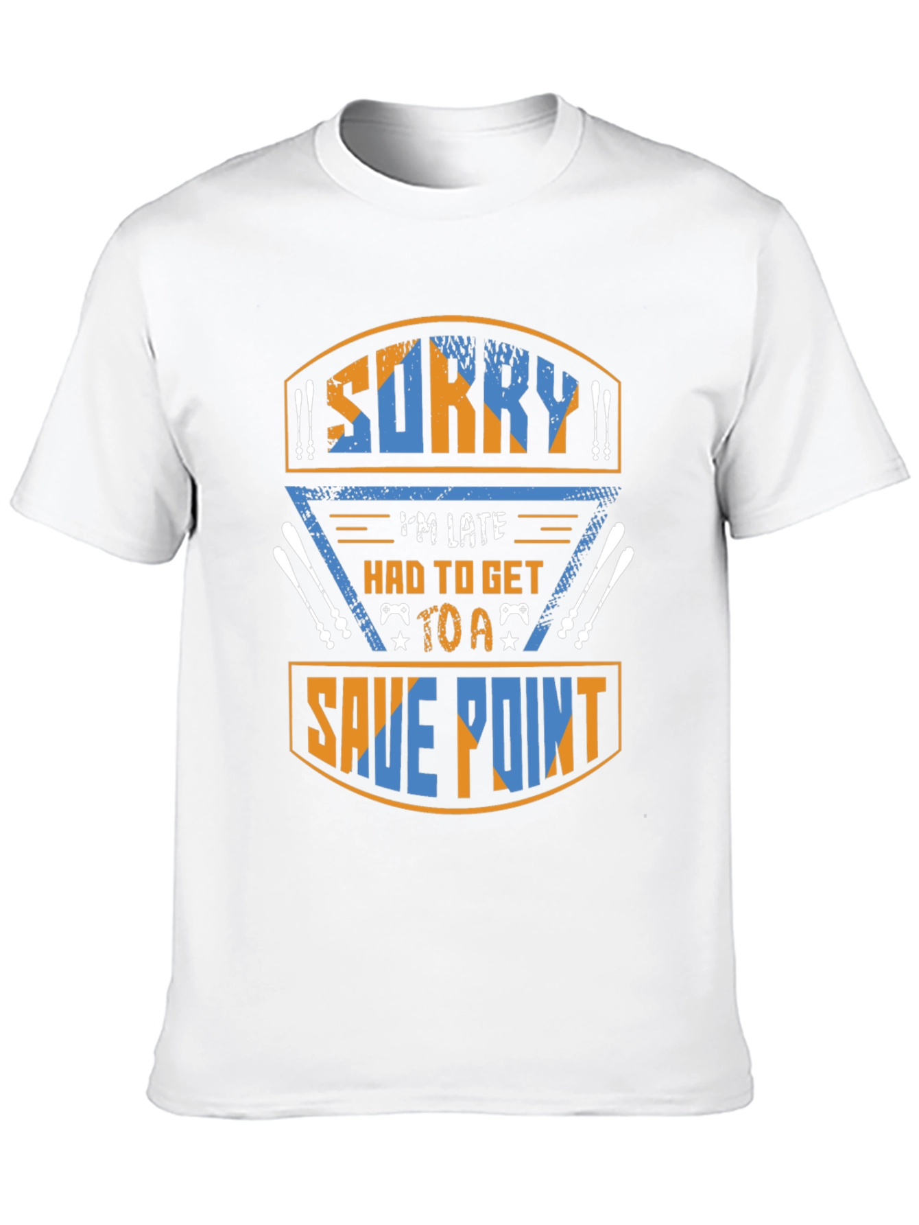 Sorry Im Late Save Point Gaming T-Shirt