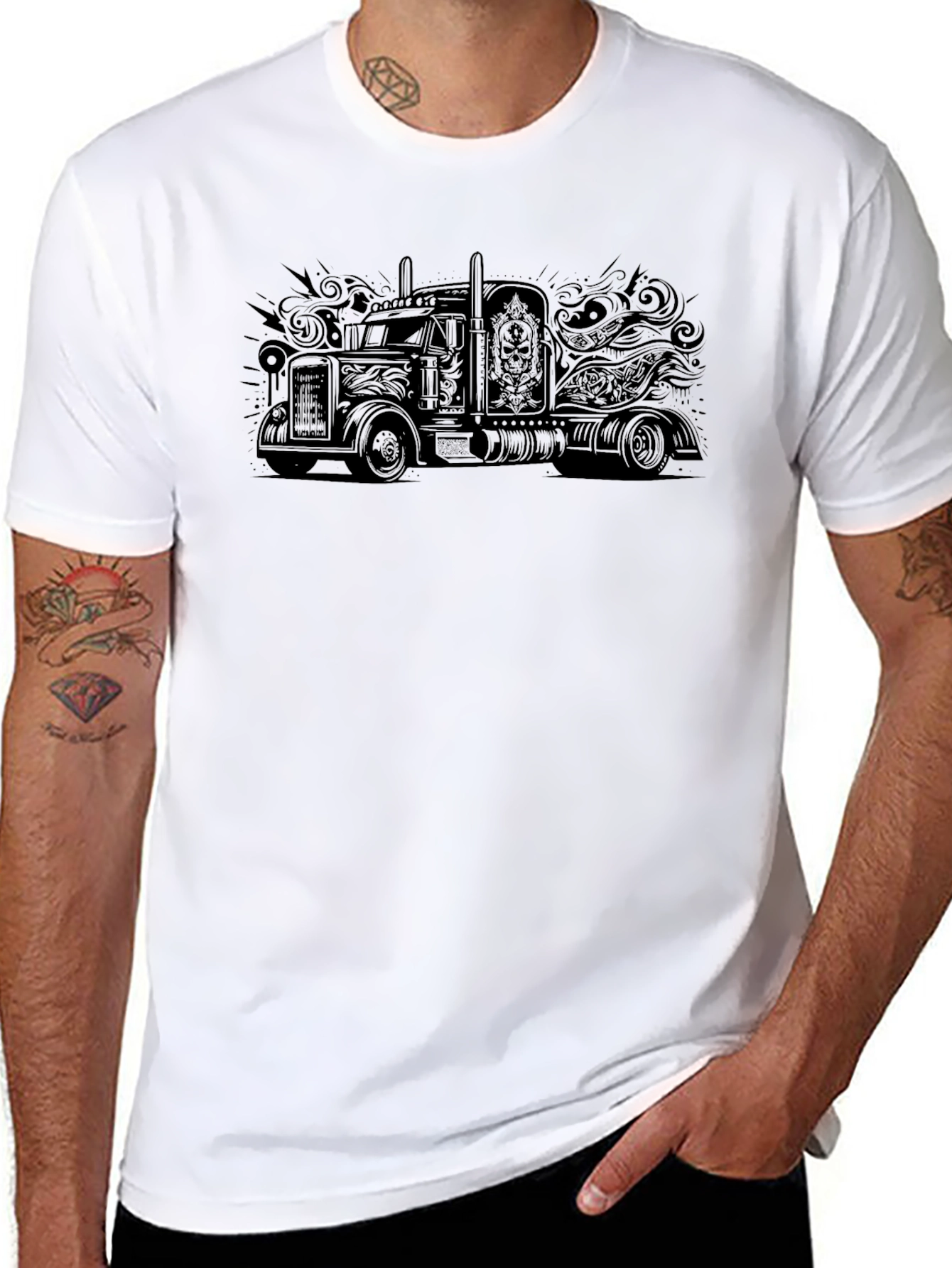 Black Truck Graphic Tee