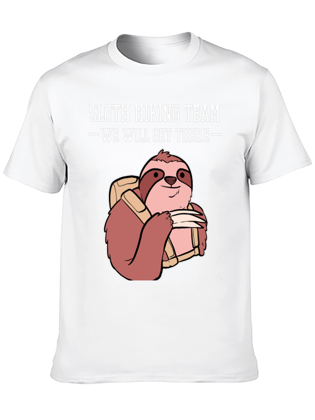 Sloth Hiking Team Graphic Tee