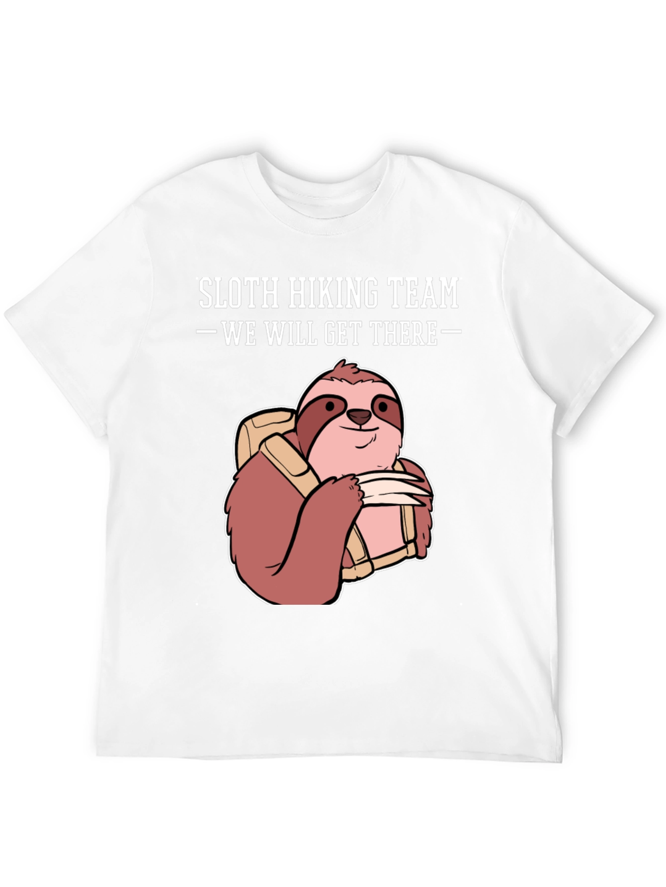 Sloth Hiking Team Graphic Tee